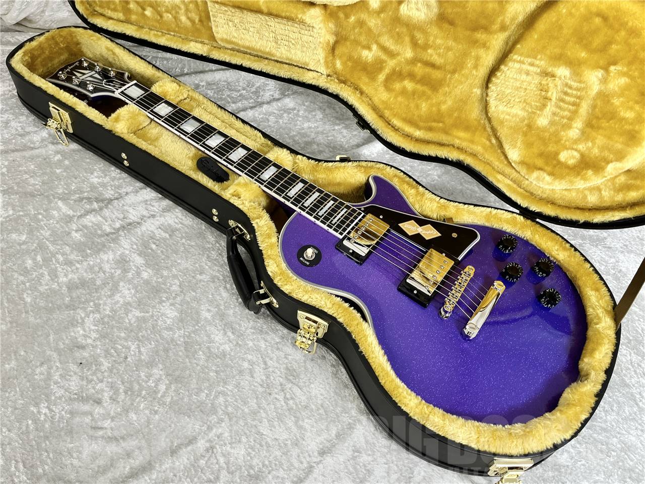 【即納可能】Epiphone (エピフォン)  Inspired by Gibson Custom Les Paul Custom (Amethyst Sparkle) お茶の水駅前店・別館 - 10