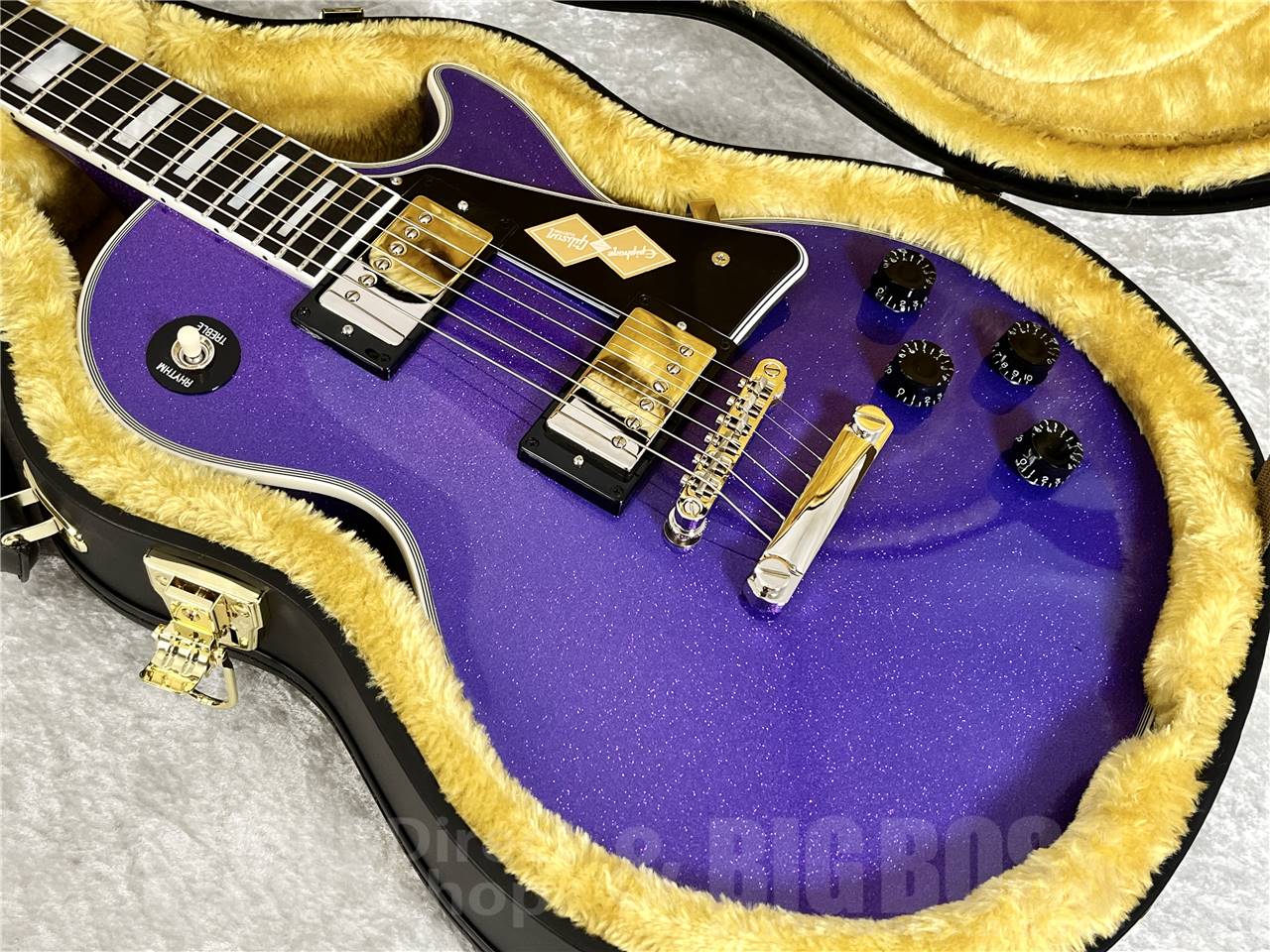【即納可能】Epiphone (エピフォン)  Inspired by Gibson Custom Les Paul Custom (Amethyst Sparkle) お茶の水駅前店・別館 - 11