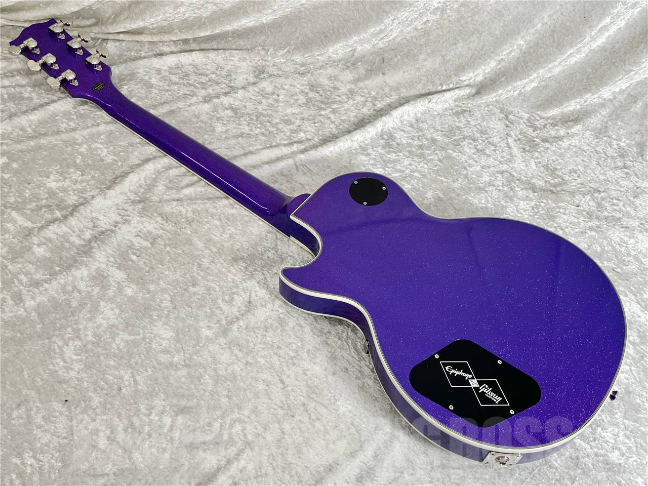 【即納可能】Epiphone (エピフォン)  Inspired by Gibson Custom Les Paul Custom (Amethyst Sparkle) お茶の水駅前店・別館 - 7