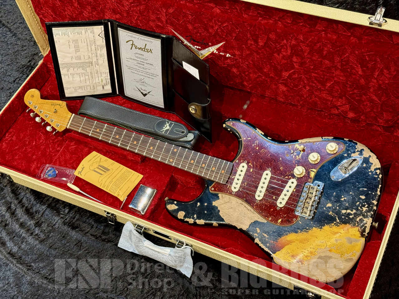 【中古/即納可能】Fender Custom Shop Limited Edition Roasted 1961 Stratocaster Super Heavy Relic【Black/3 Tone Sunburst】福岡店