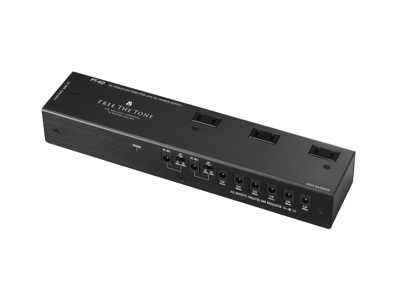 【7月17日発売予定|ご予約受付中】Free The Tone(フリーザトーン) PT-6D / AC POWER DISTRIBUTOR with DC POWER SUPPLY (パワーサプライ)