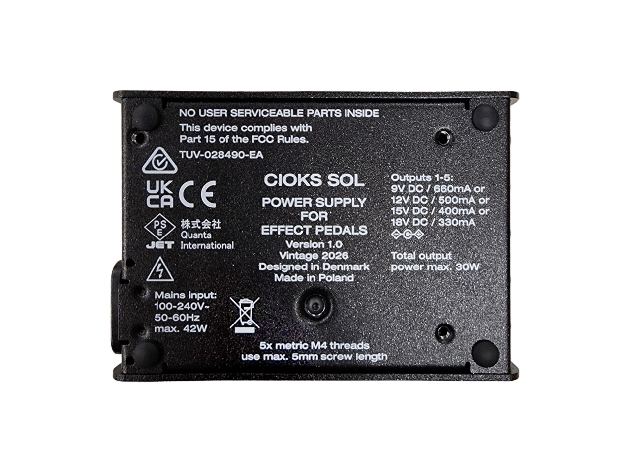 【お取寄せ商品】CIOKS(チョークス) SOL (パワーサプライ) - 5