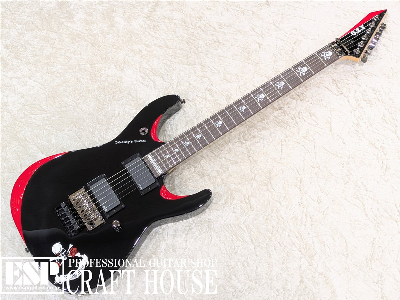 【即納可能】THE ALFEE 高見沢 俊彦 Signature Model / O.Z.Y Takamiy’s Guitar / Black w/Red bevel 渋谷店