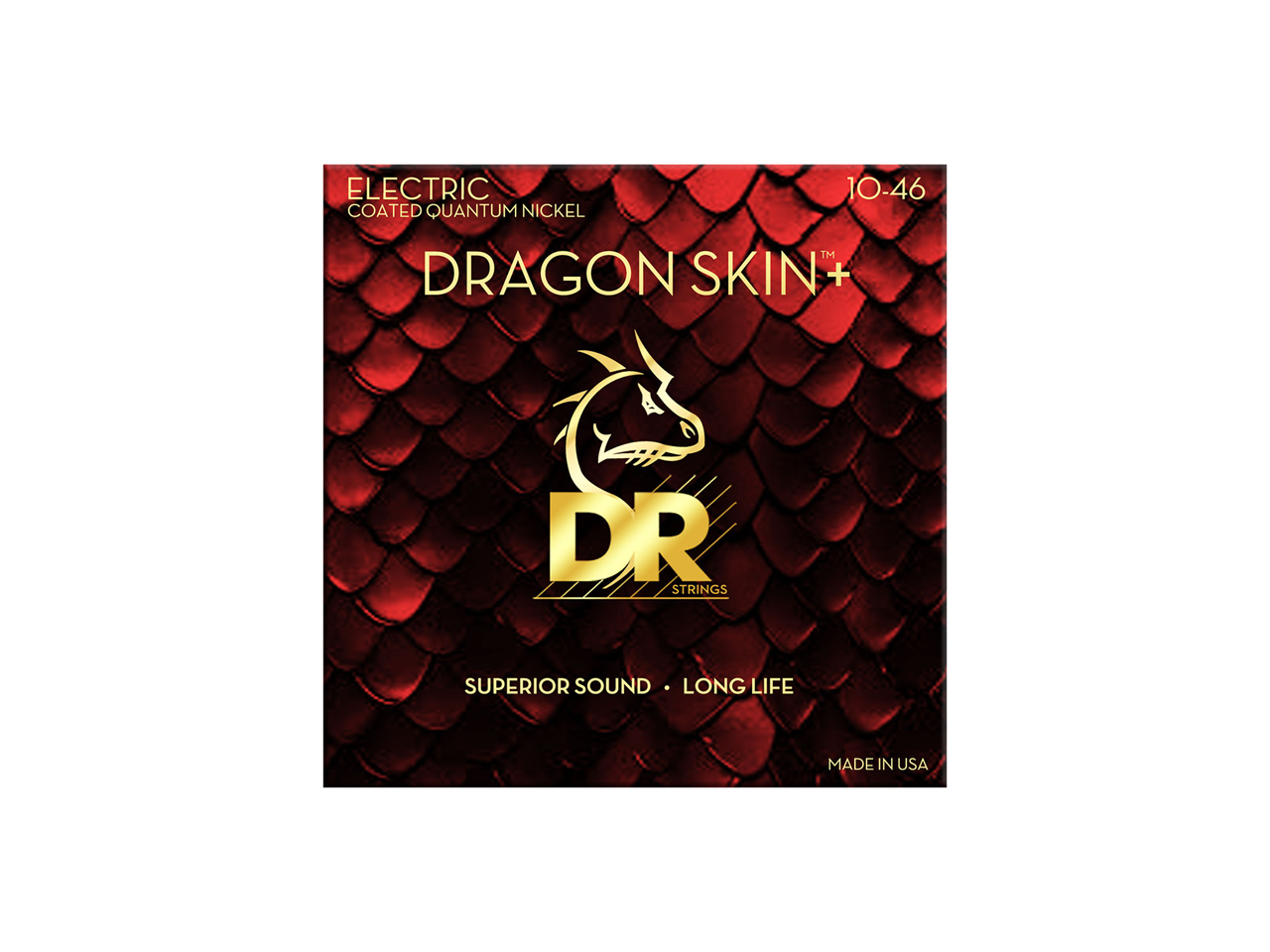 DR Strings DRAGON SKIN＋for Electric Guitar [DEQ-10] (エレキギター弦)