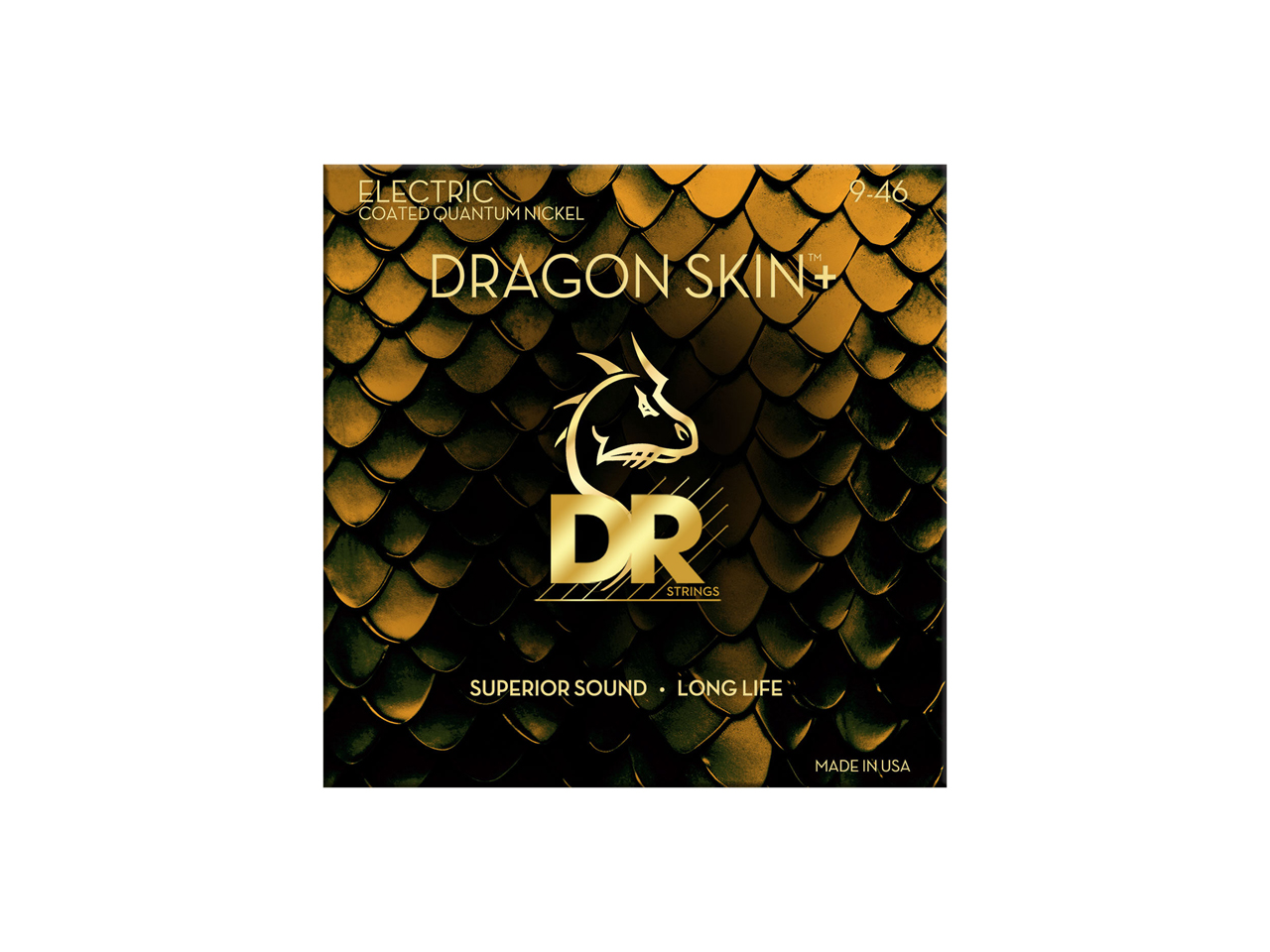DR Strings DRAGON SKIN＋for Electric Guitar [DEQ-9/46] (エレキギター弦)