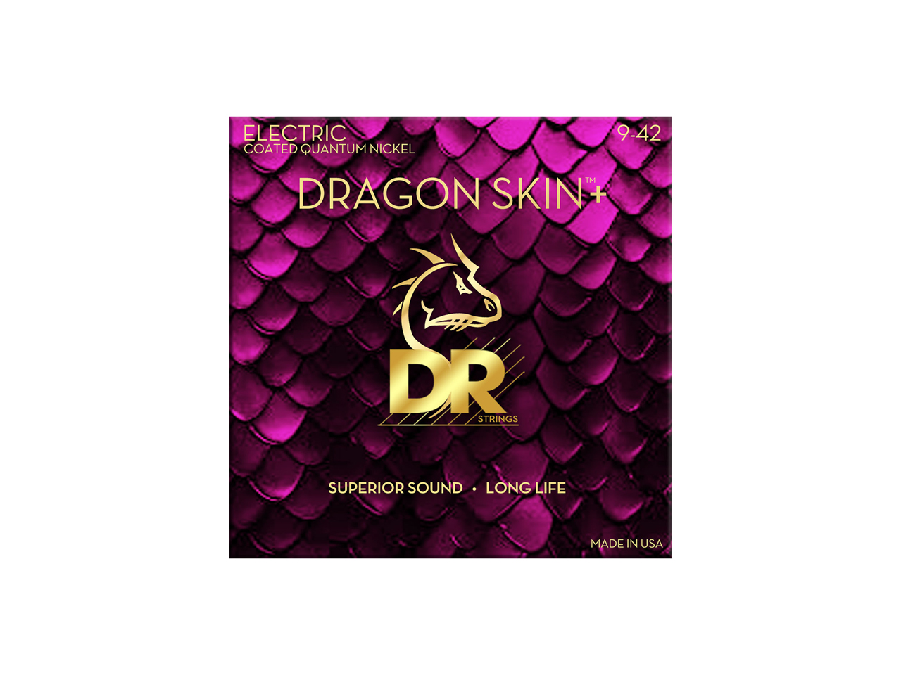 DR Strings DRAGON SKIN＋for Electric Guitar [DEQ-9] (エレキギター弦)