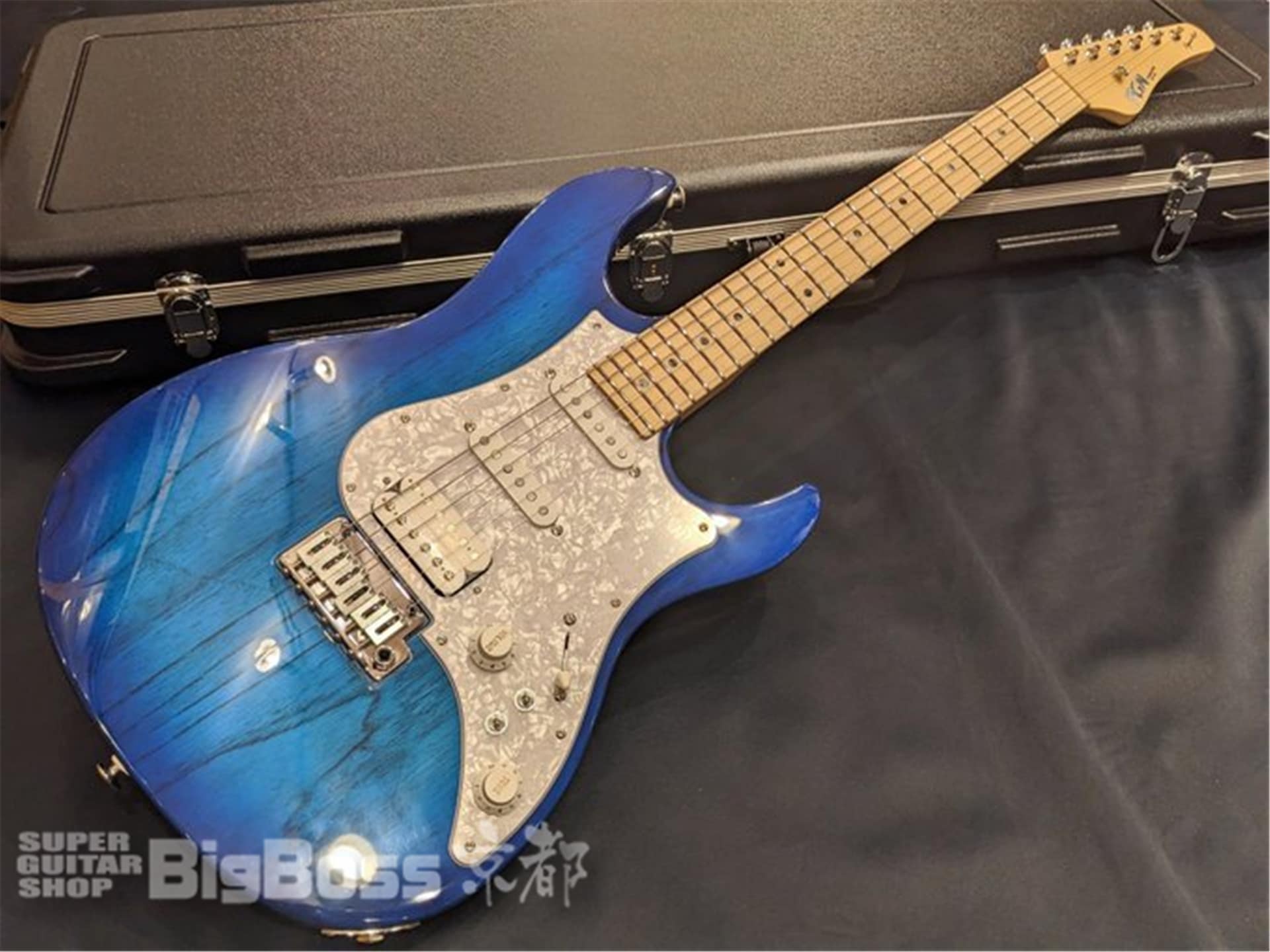 即納可能】FUJIGEN(フジゲン) EOS-ASH-M / See-Thru Blue Burst