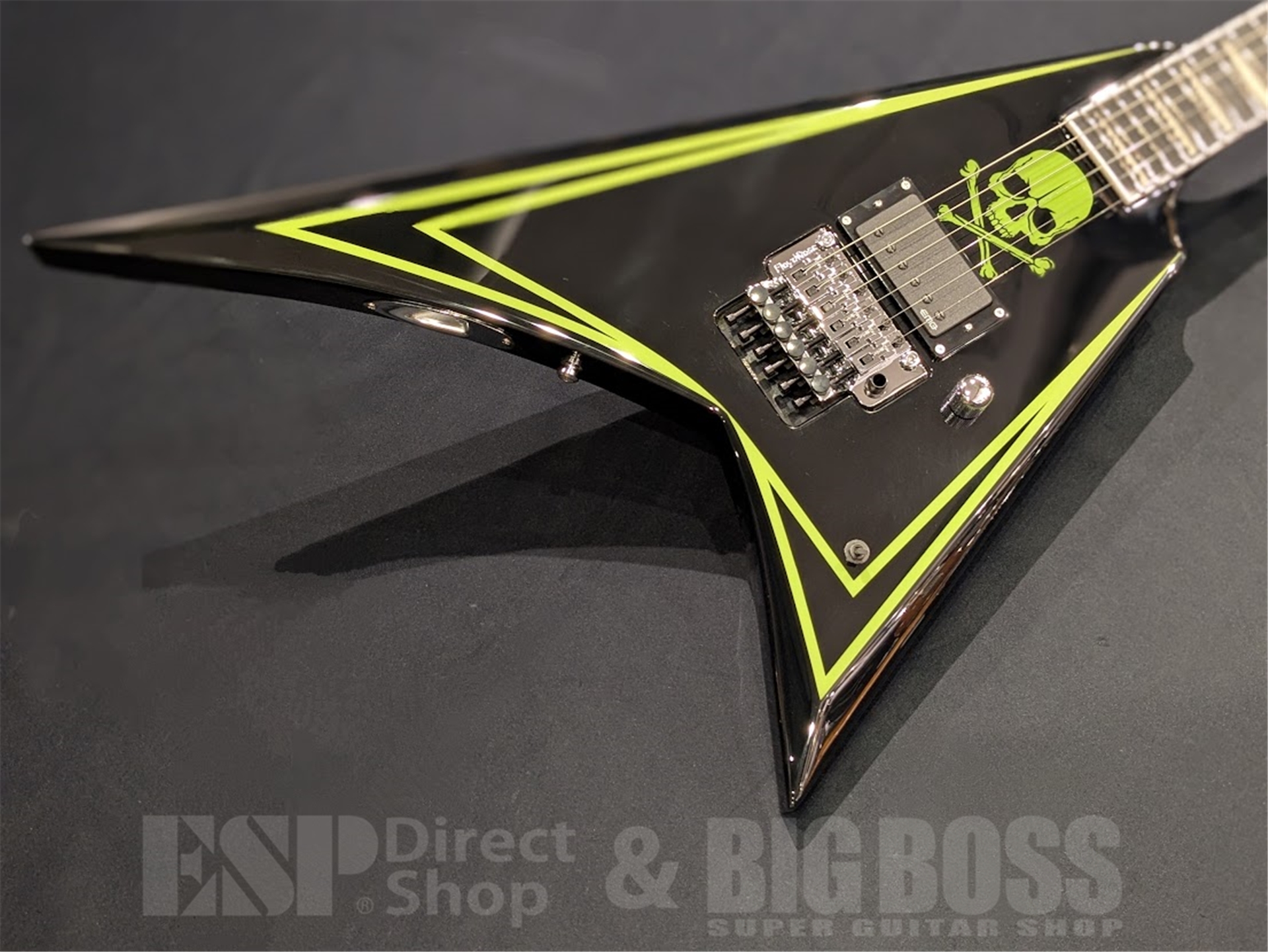 【即納可能】EDWARDS(エドワーズ) E-ALEXI GREENY / Black with Lime Green Pinstripe & Skull 京都店 - 2