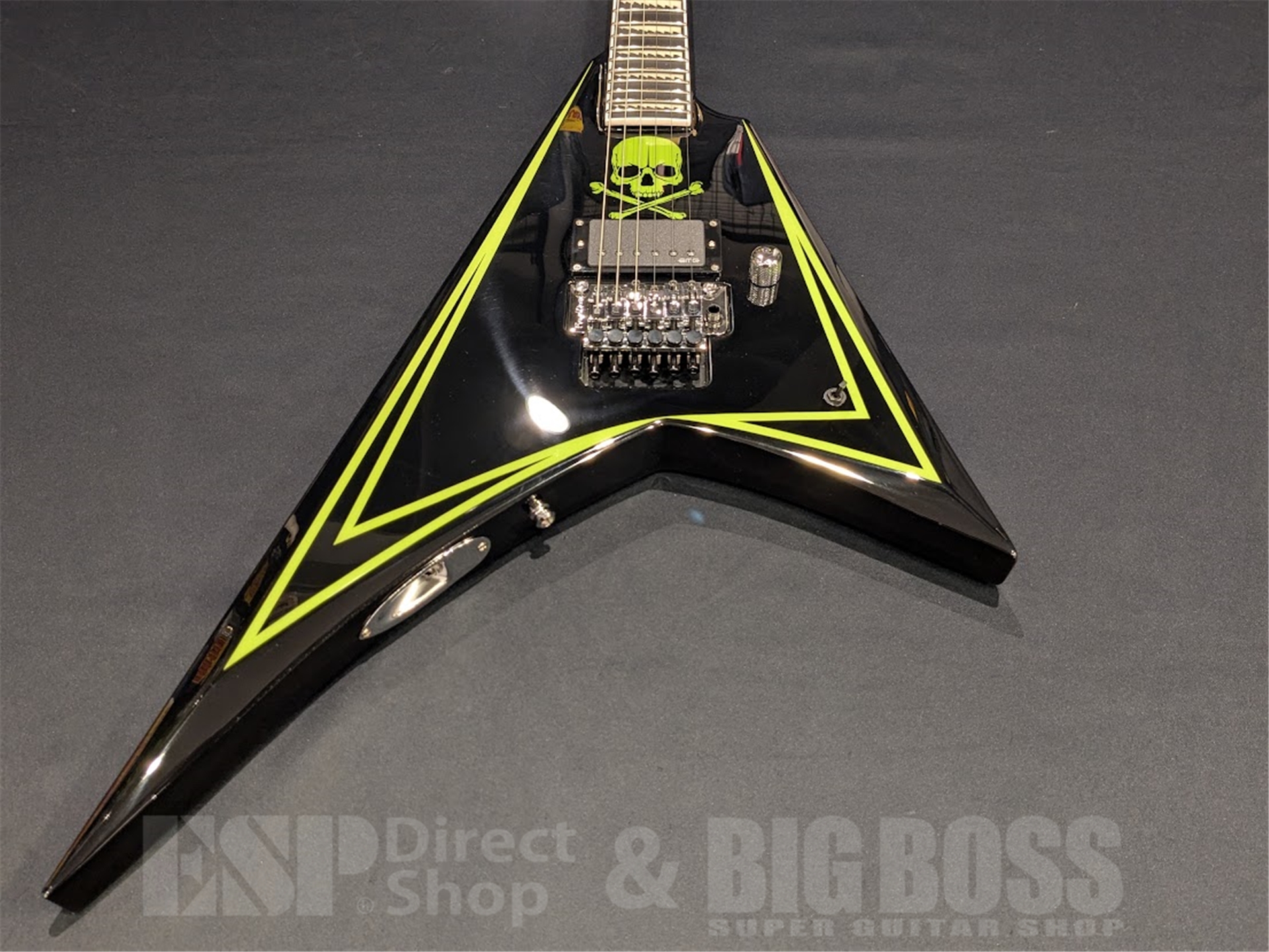 【即納可能】EDWARDS(エドワーズ) E-ALEXI GREENY / Black with Lime Green Pinstripe & Skull 京都店 - 5