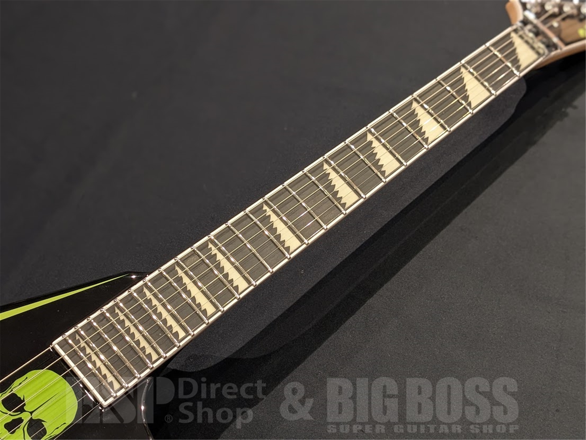 【即納可能】EDWARDS(エドワーズ) E-ALEXI GREENY / Black with Lime Green Pinstripe & Skull 京都店 - 6