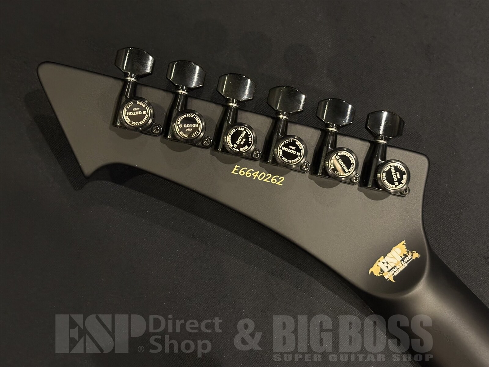 【即納可能】ESP(イーエスピー) SNAKEBYTE (METALLICA James Hetfieldモデル) / Black Satin 京都店 - 6
