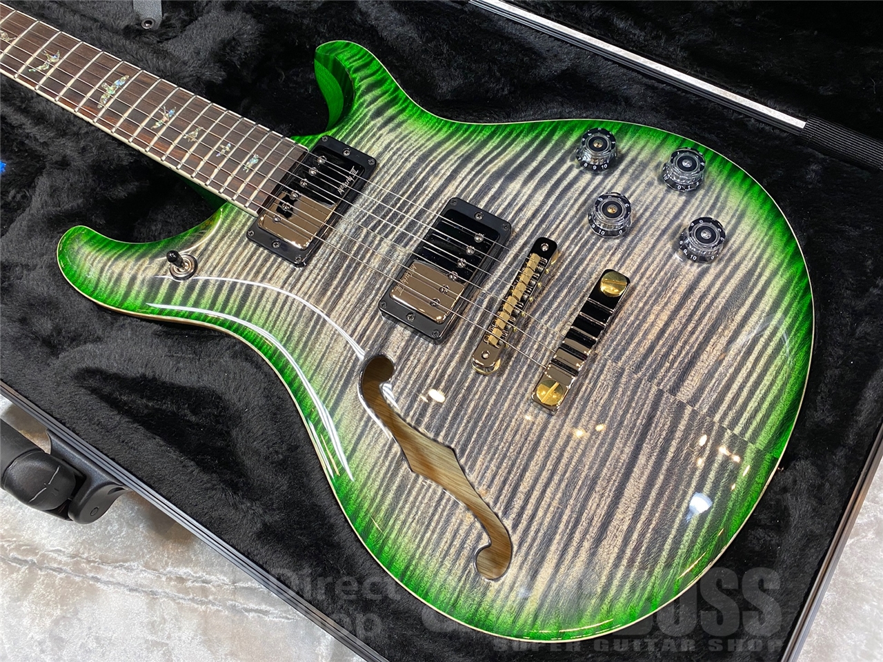 【USED/即納可能】Paul Reed Smith(PRS) Wood Library McCarty 594 Semi-Hollow /Chacoal Jade Burst　GWS - 2