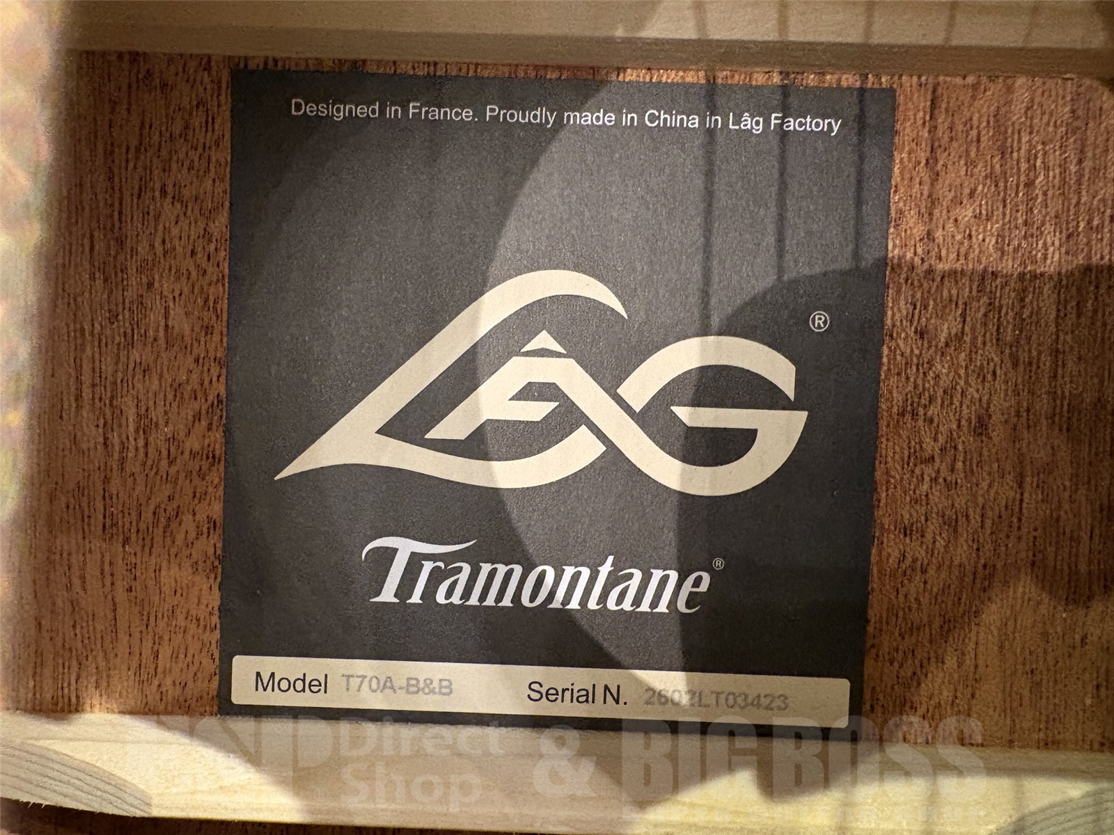 【即納可能】LAG Guitars (ラグギターズ ) T70A / BLACK & BROWN 京都店 - 11