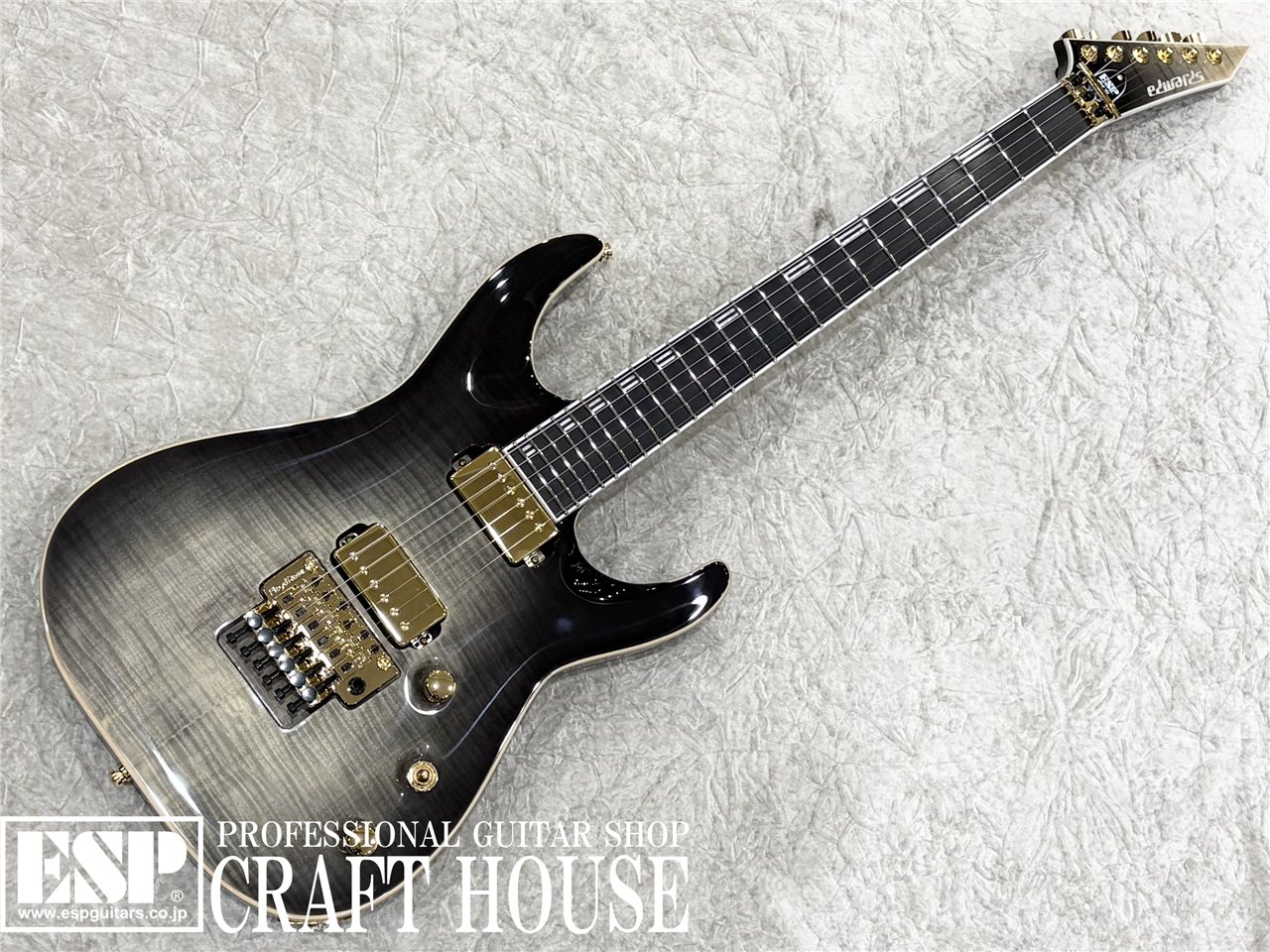 【即納可能】E-HORIZON-CTM 50TH / Ash Black Burst C / Black Pearl Back 渋谷店