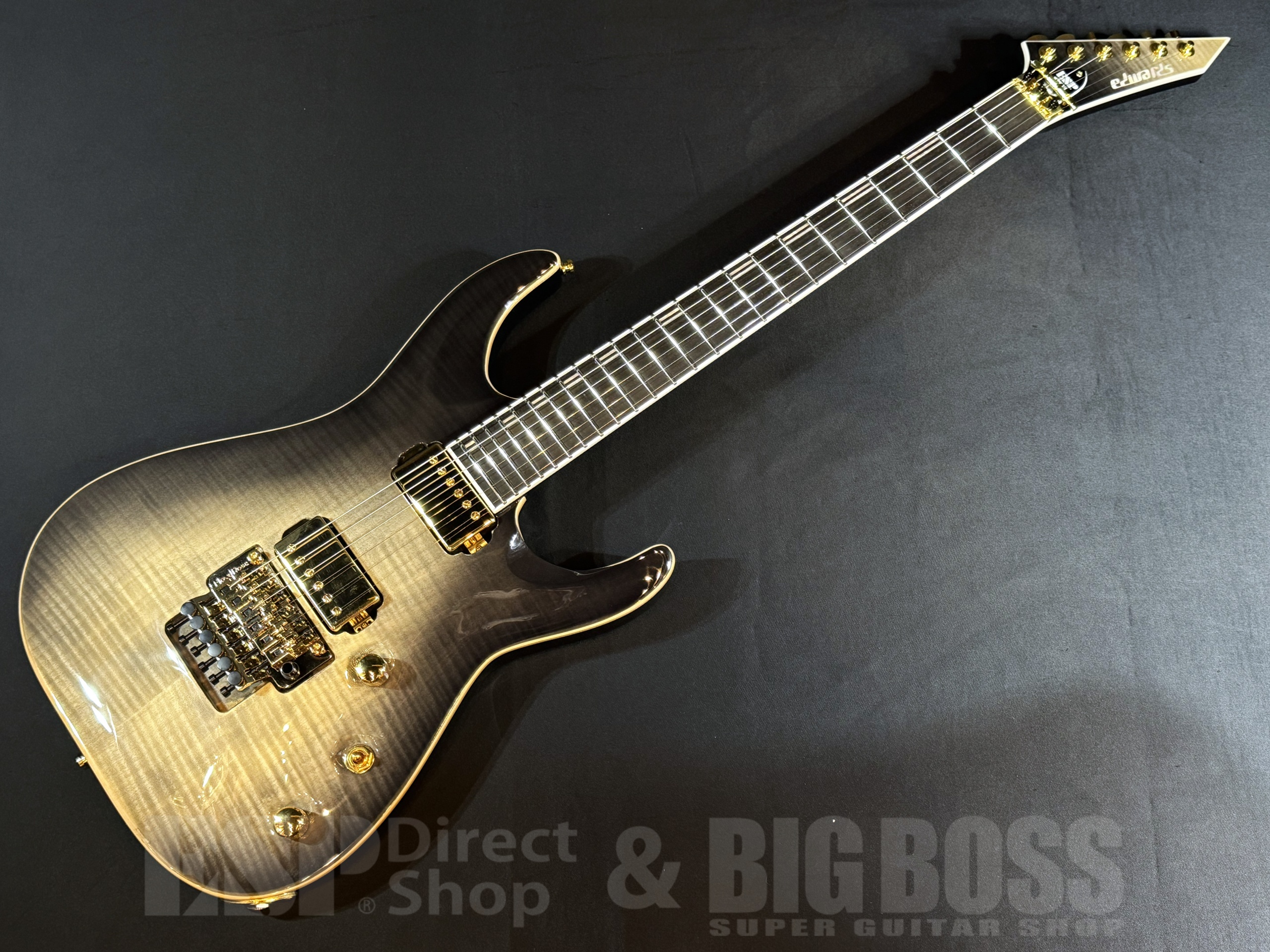 【即納可能】EDWARDS (エドワーズ) E-HORIZON-CTM 50TH / Ash Black Burst C / Black Pearl Back 大阪店