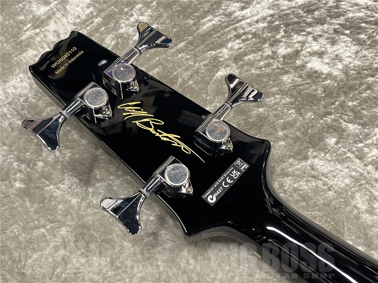 【即納可能】Aria Pro II（アリアプロツー）SB-CLB - Cliff Burton Signature -（Black）　名古屋店 - 6