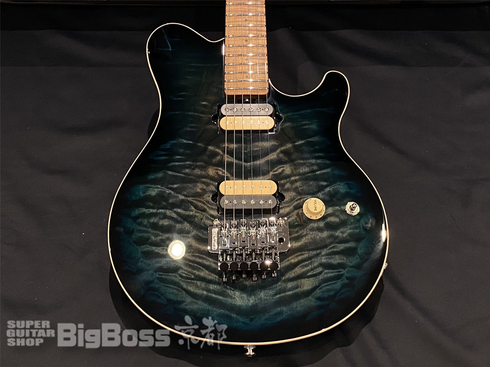 【即納可能】MUSIC MAN (ミュージックマン) Axis Yucatan Blue Quilt