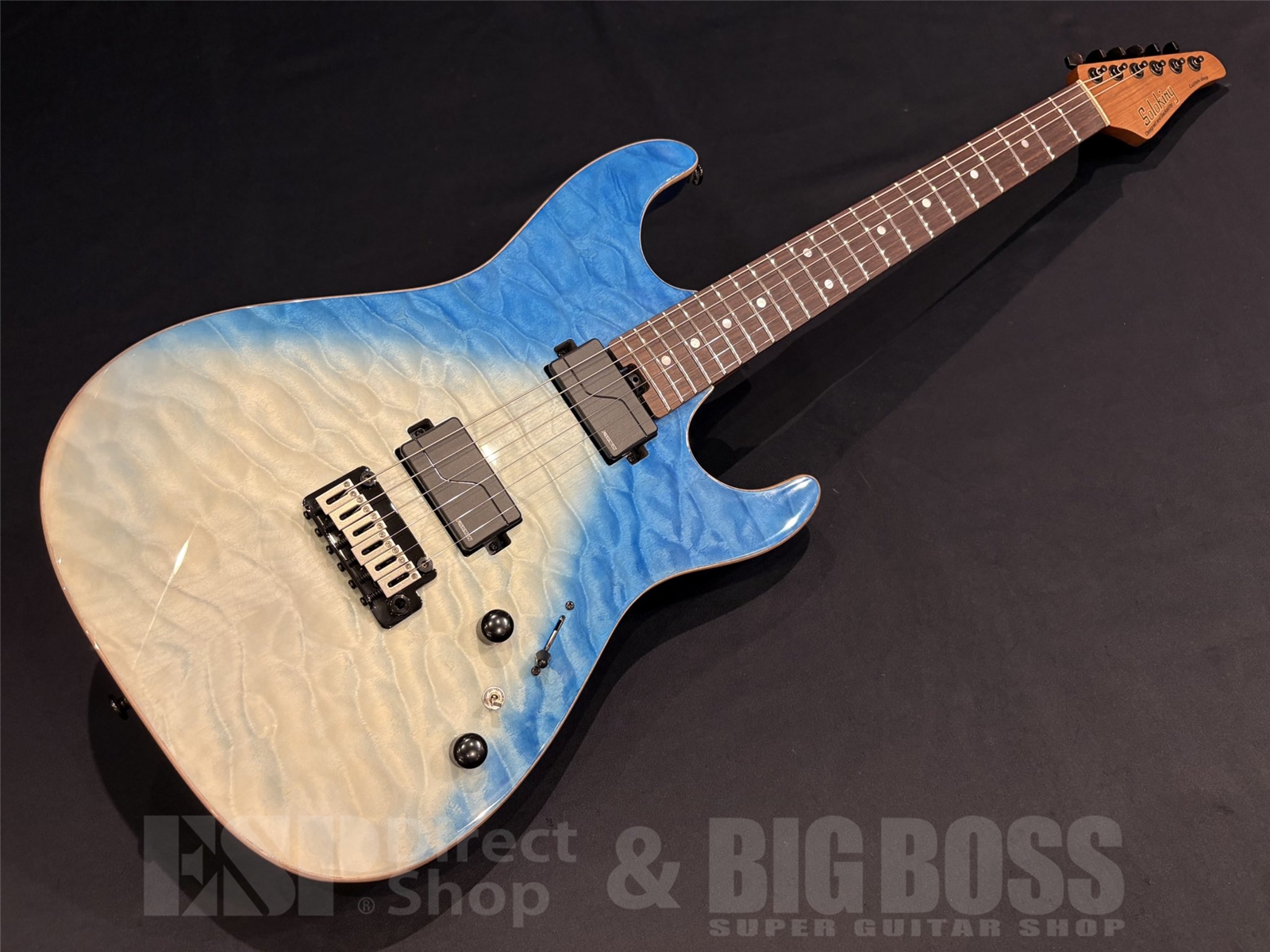 【即納可能】Soloking(ソロキング) MS-1 Custom 22HH QMT/Fishman / Sea Wave blue 京都店