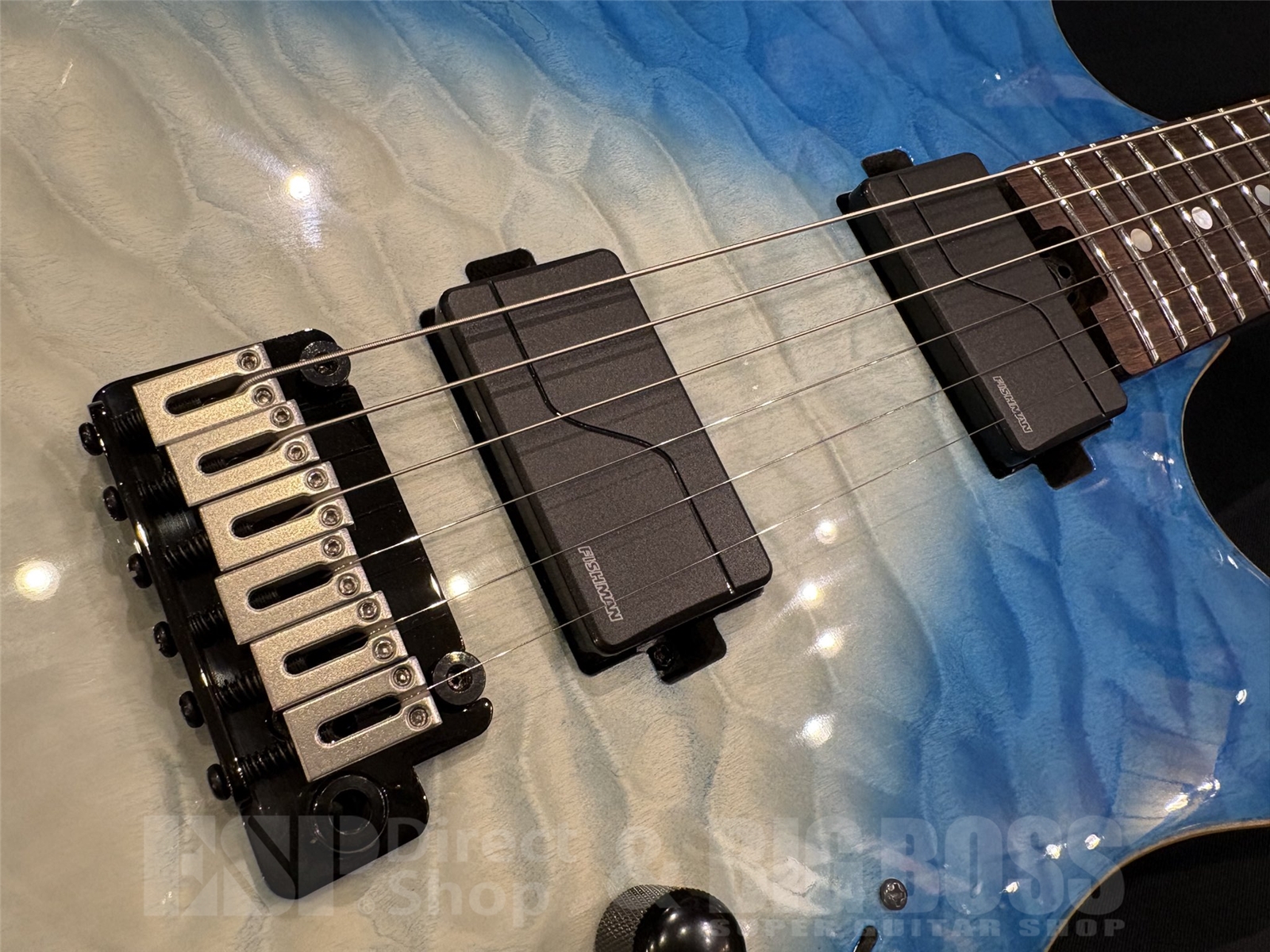 【即納可能】Soloking(ソロキング) MS-1 Custom 22HH QMT/Fishman / Sea Wave blue 京都店 - 4