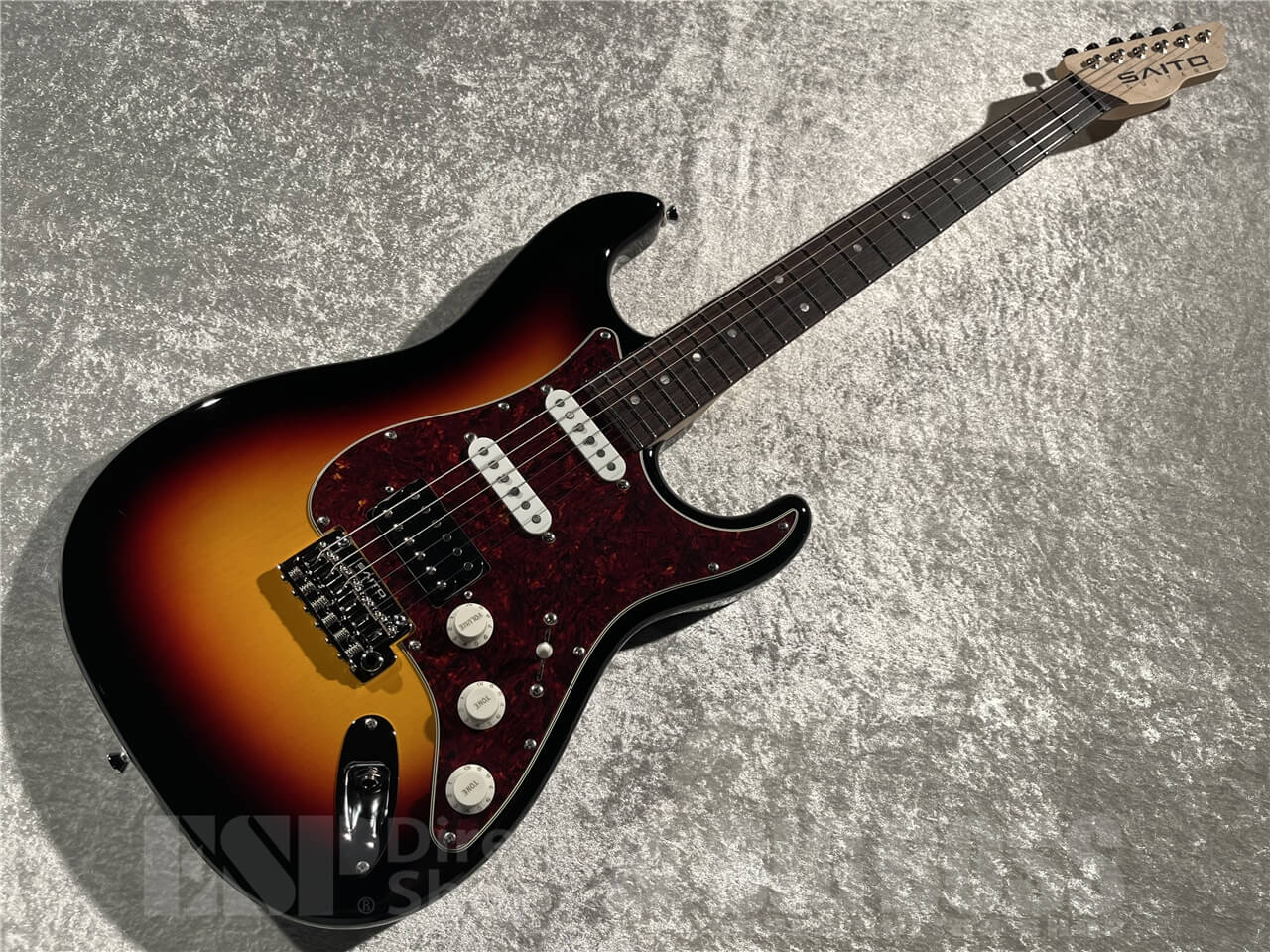 【即納可能】SAITO GUITARS(サイトウギターズ) S-622CS Heritage (3Tone Sunburst / Tortoise Shell) 札幌店