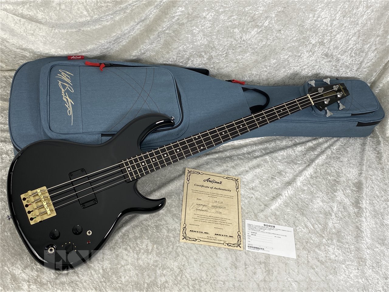 【即納可能】Aria Pro II(アリアプロツー) SB-CLB/Cliff Burton Signature(Black) お茶の水駅前店(東京) - 11