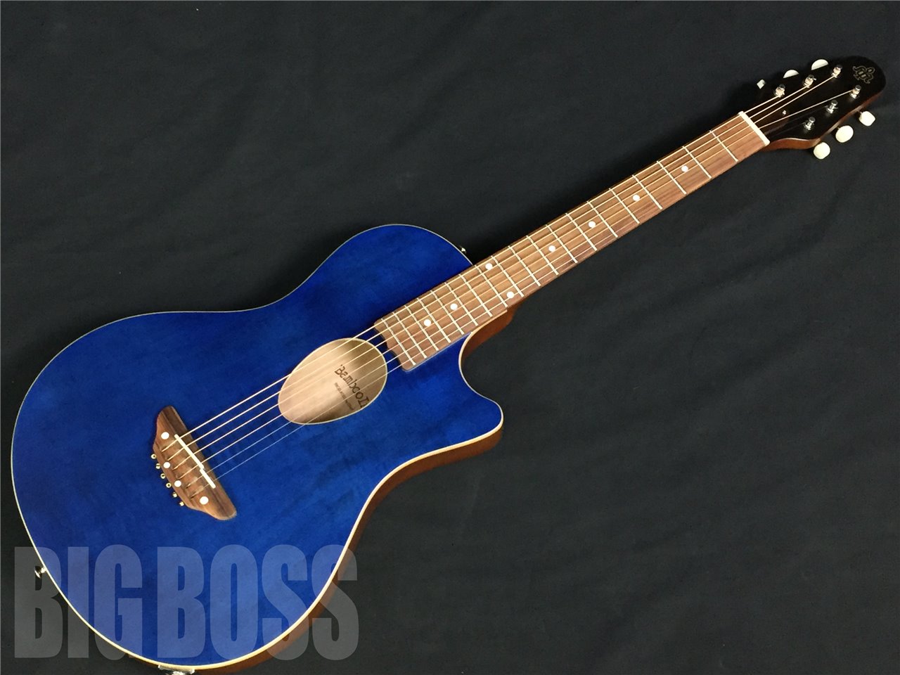 【受注生産】BambooInn(バンブーイン) BambooInn-CE See Thru Blue (エレクトリックアコースティックギター)