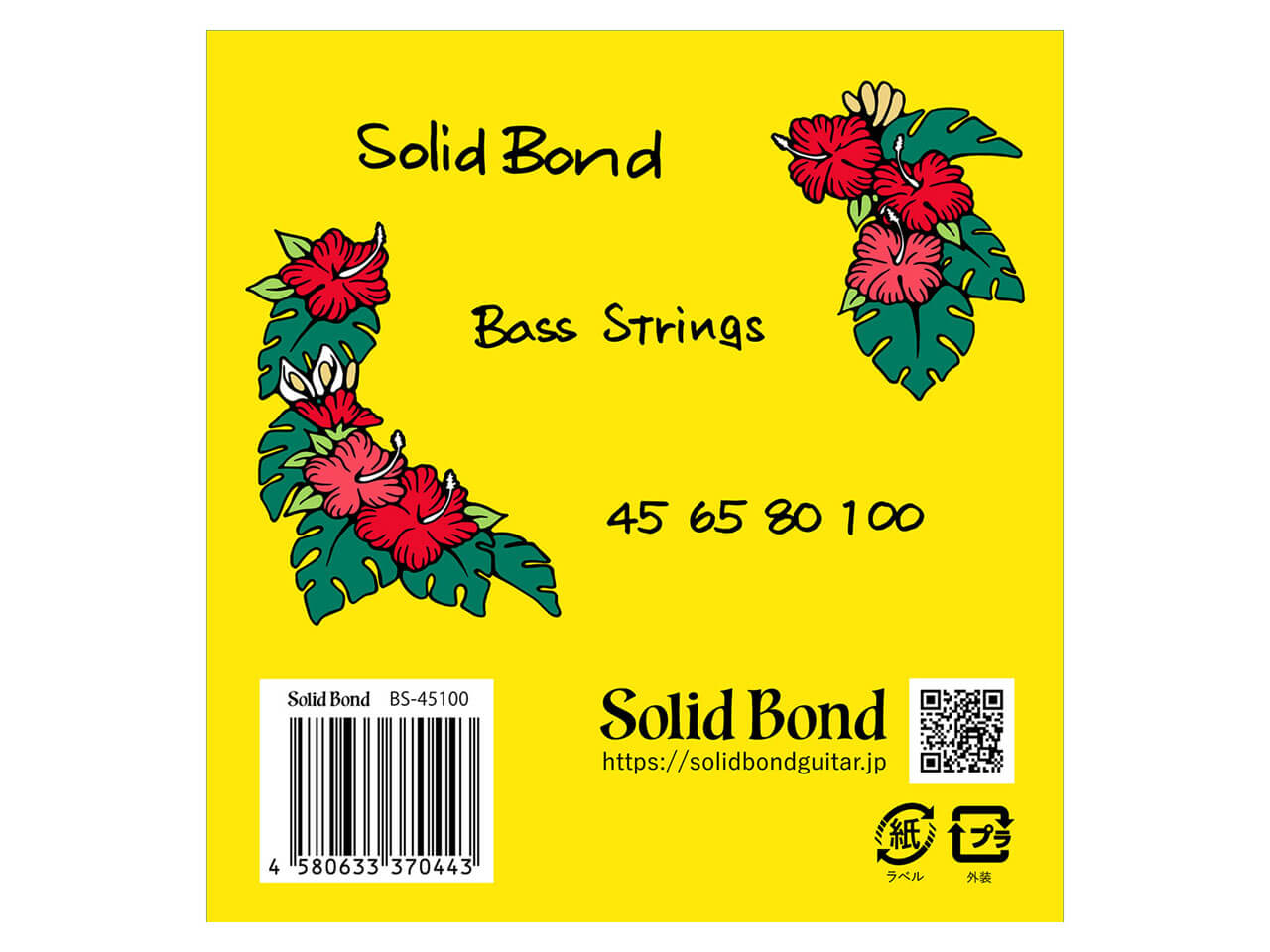 Solid Bond(ソリッドボンド) Bass Guitar Strings [BS-45100] (エレキベース弦)