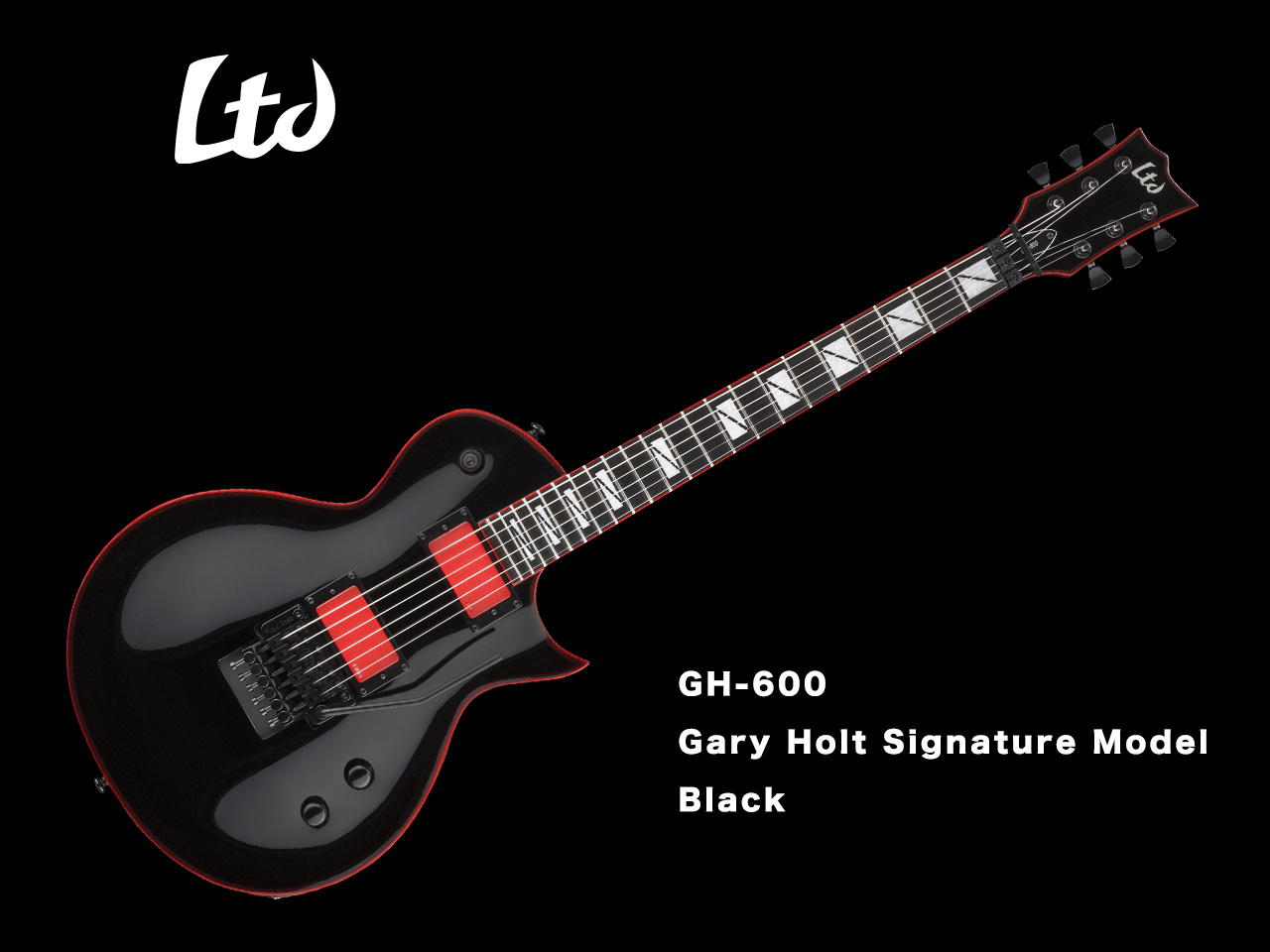 【受注生産】LTD(エルティーディー) GH-600 Black (EXODUS/SLAYER Gary Holt Signature Model )
