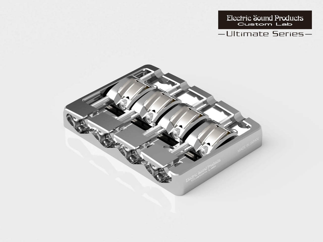 【受注生産】ESP(イーエスピー) Custom Lab Ultimate Series BB20-4 Brass -KUSABI- (4弦用ベースブリッジ)