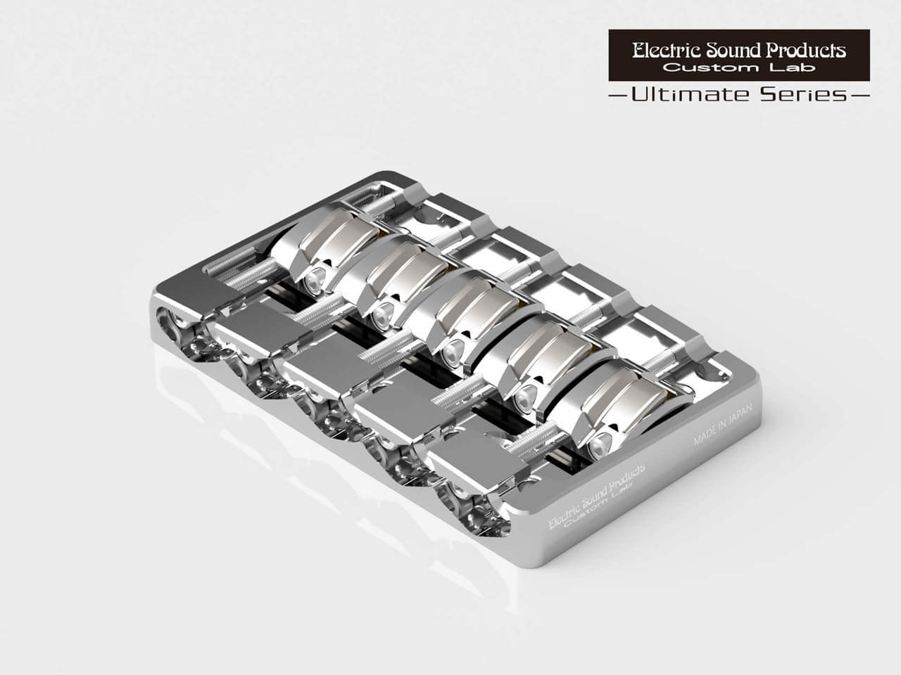 【受注生産】ESP(イーエスピー) Custom Lab Ultimate Series BB20-5 Brass -KUSABI- (5弦用ベースブリッジ)