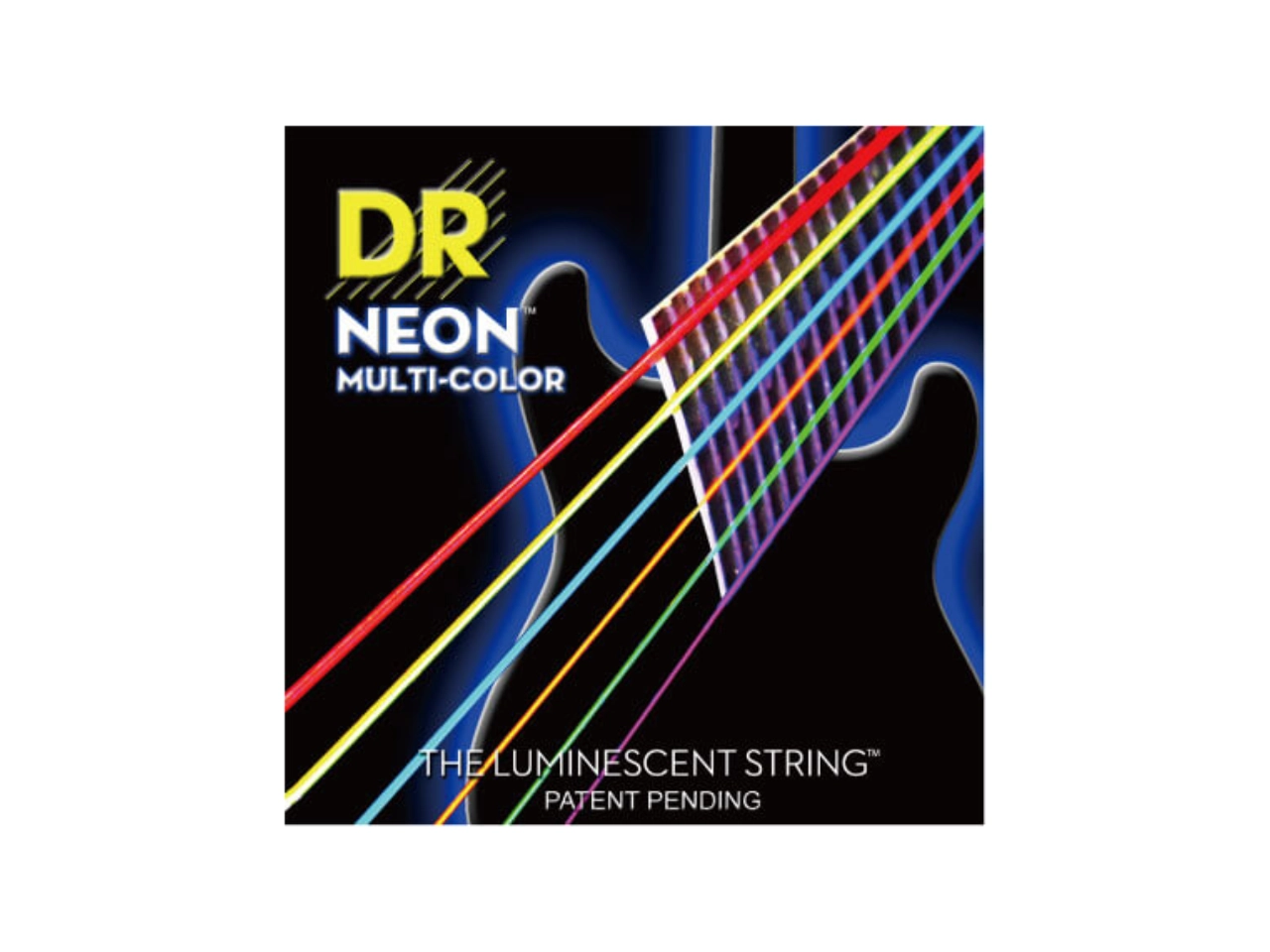 DR Strings NEON MULTI-COLOR for ELECTRIC NMCE-2/10 (MEDIUM) (エレキギター弦)