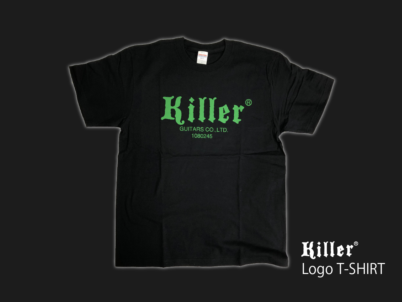 Killer Logo T-SHIRT / ブラック・グリーンロゴ