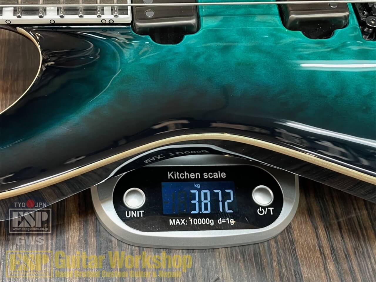 【即納可能】E-II HORIZON FR-7 QM/Black Turquoise Burst GWS