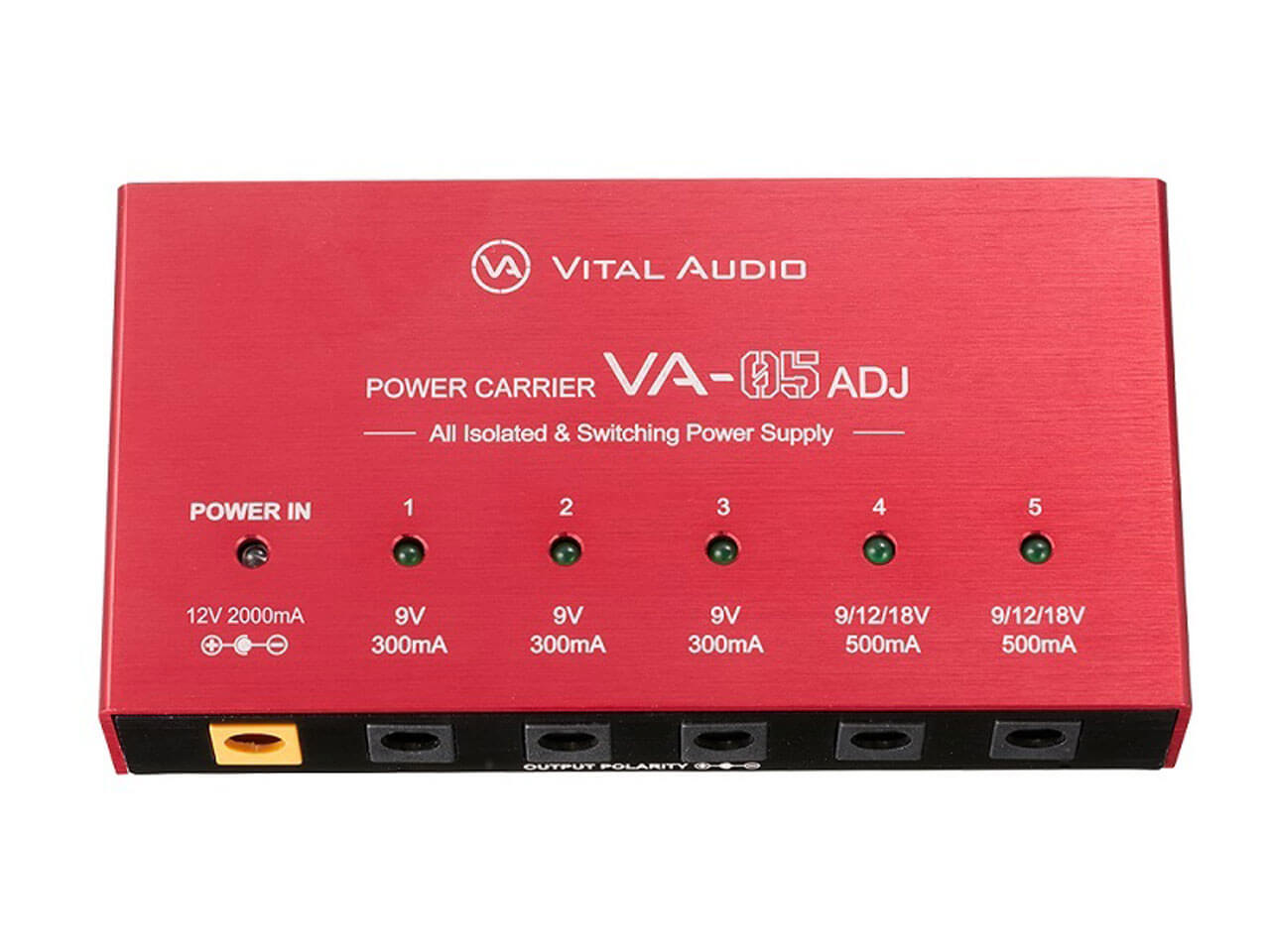 【お取寄せ商品】<br>Vital Audio POWER CARRIER VA-05 ADJ<br>(パワーサプライ)(バイタルオーディオ)