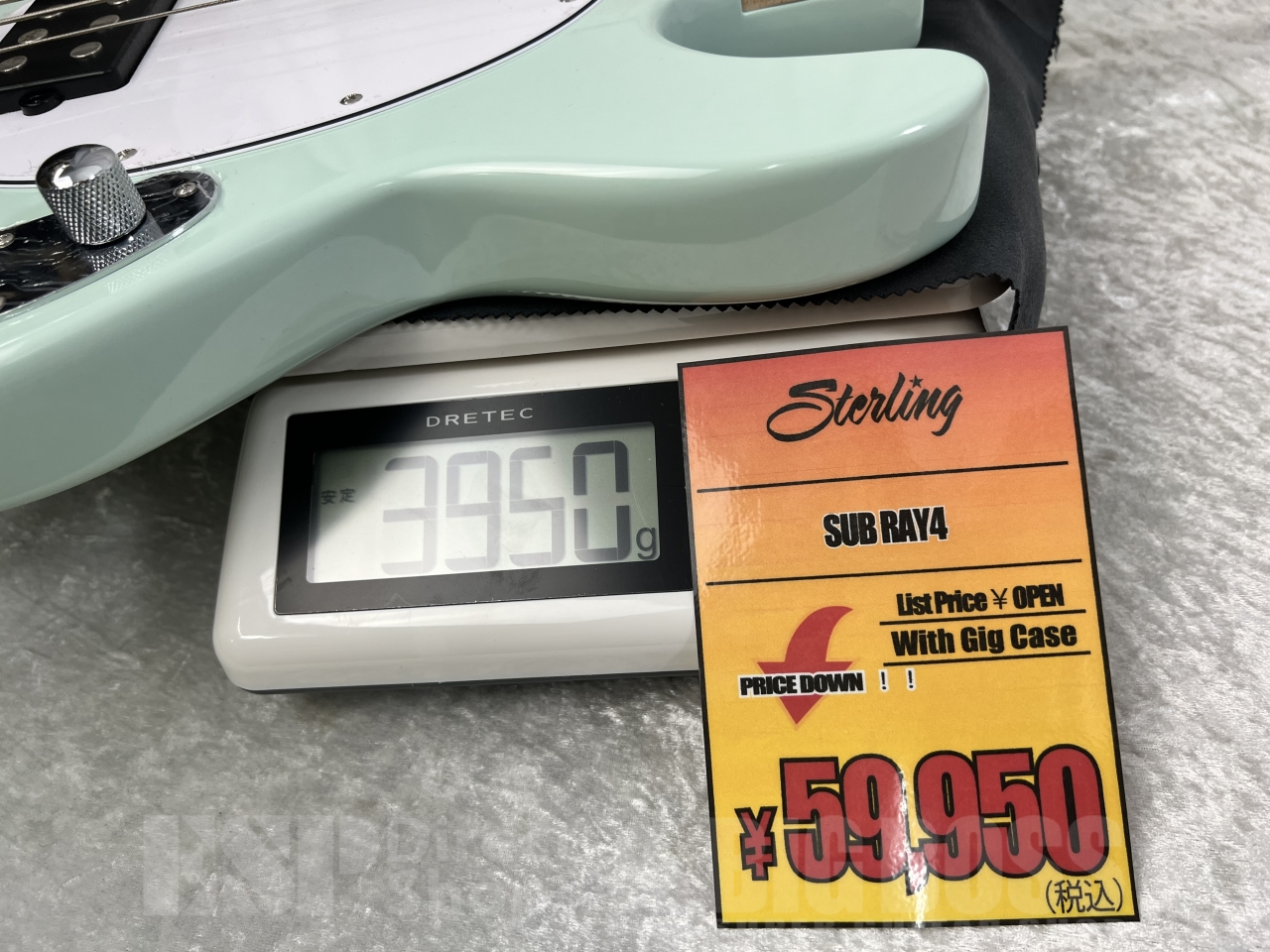 【即納可能】Sterling by MUSIC MAN(スターリンバイミュージックマン) S.U.B RAY4 / Mint Green お茶の水駅前店(東京)