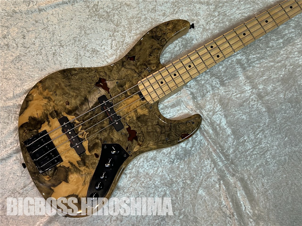 即納可能/中古品】ESP AMAZE-CTM/M Buckeye Burl (Natural) 広島店
