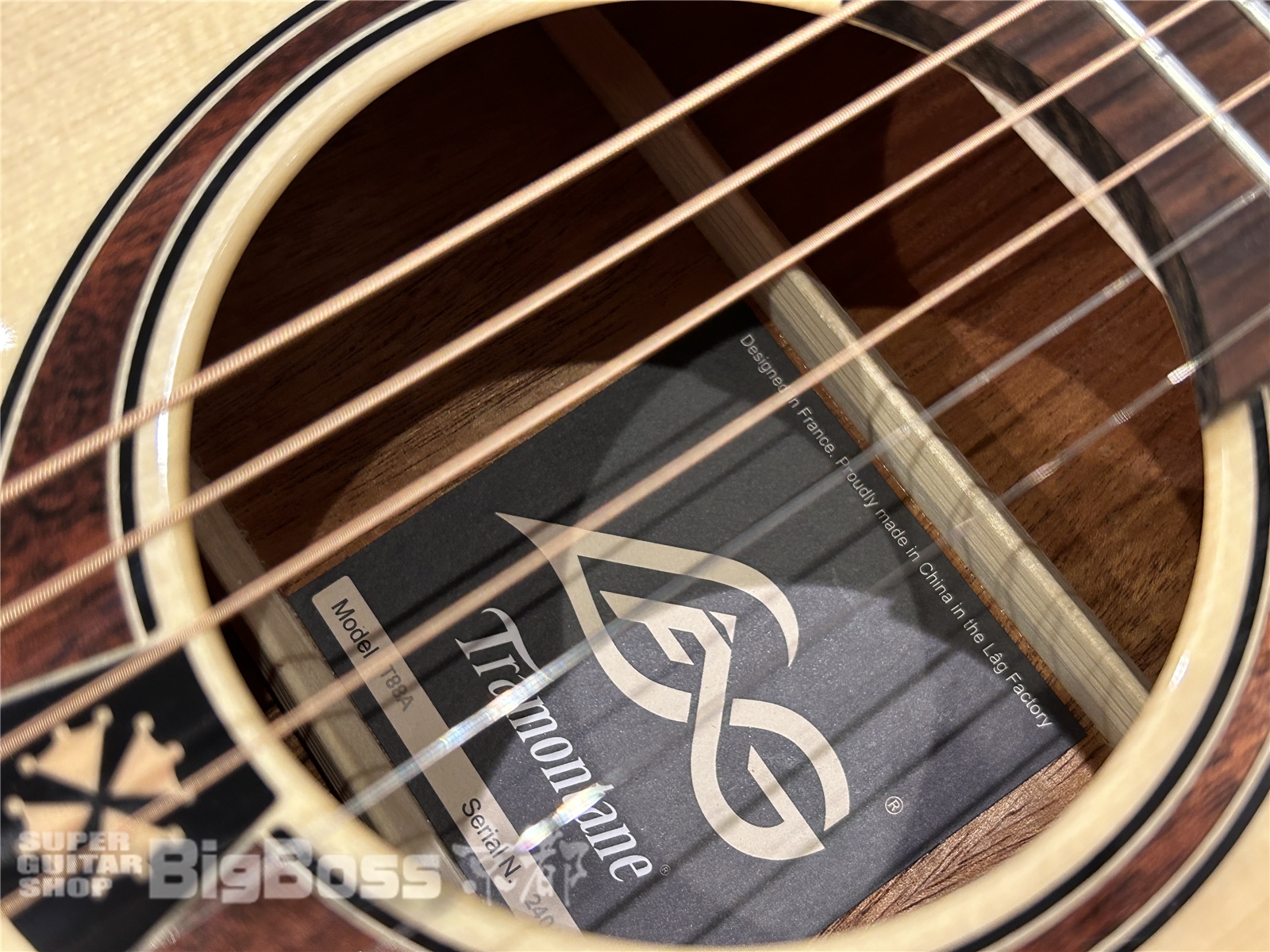【即納可能】LAG Guitars（ラグギターズ）T88ACE（Natural）　京都店