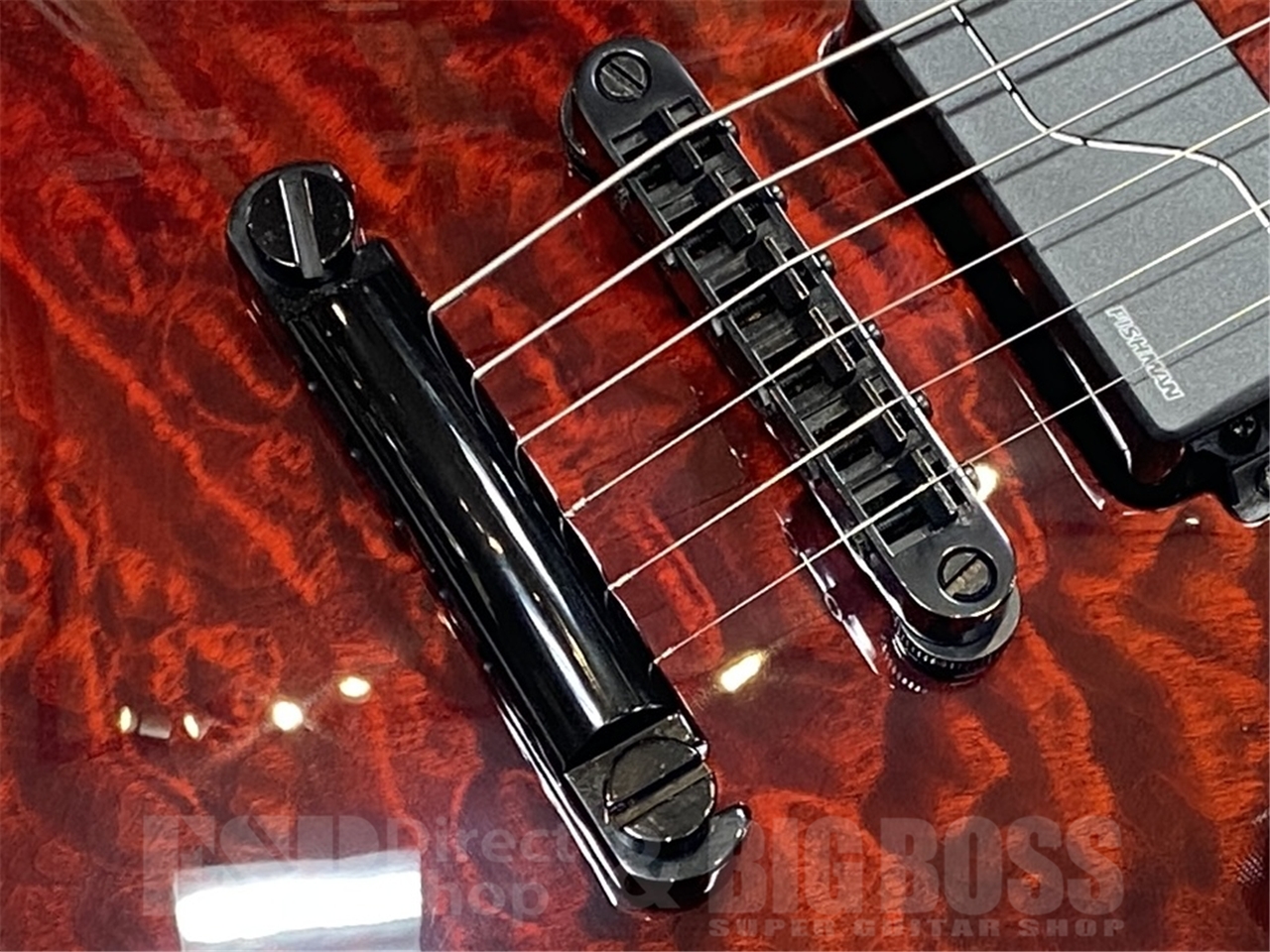 【即納可能】E-II EC QM FL/See Thru Black Cherry Sunburst GWS - 3