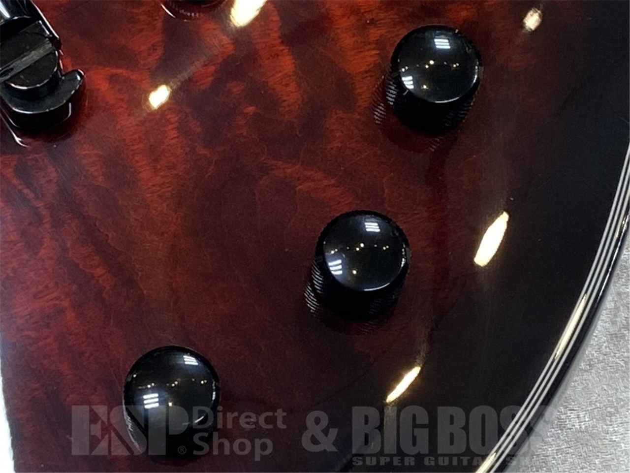 【即納可能】E-II EC QM FL/See Thru Black Cherry Sunburst GWS - 5