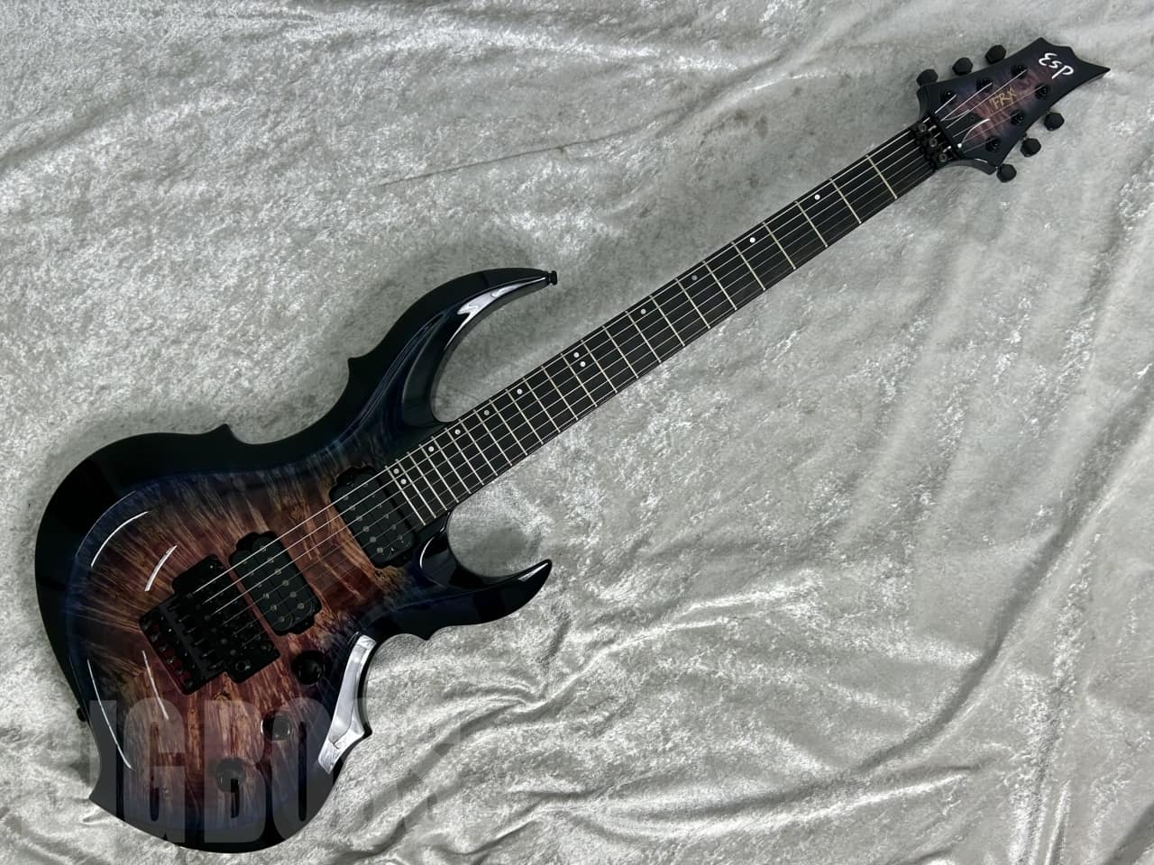 【受注生産】ESP(イーエスピー) FRX-CTM Burled Maple (Cranberry Burst)