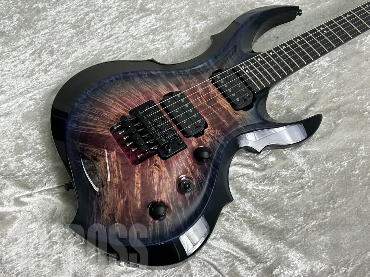 【受注生産】ESP(イーエスピー) FRX-CTM Burled Maple (Cranberry Burst)
