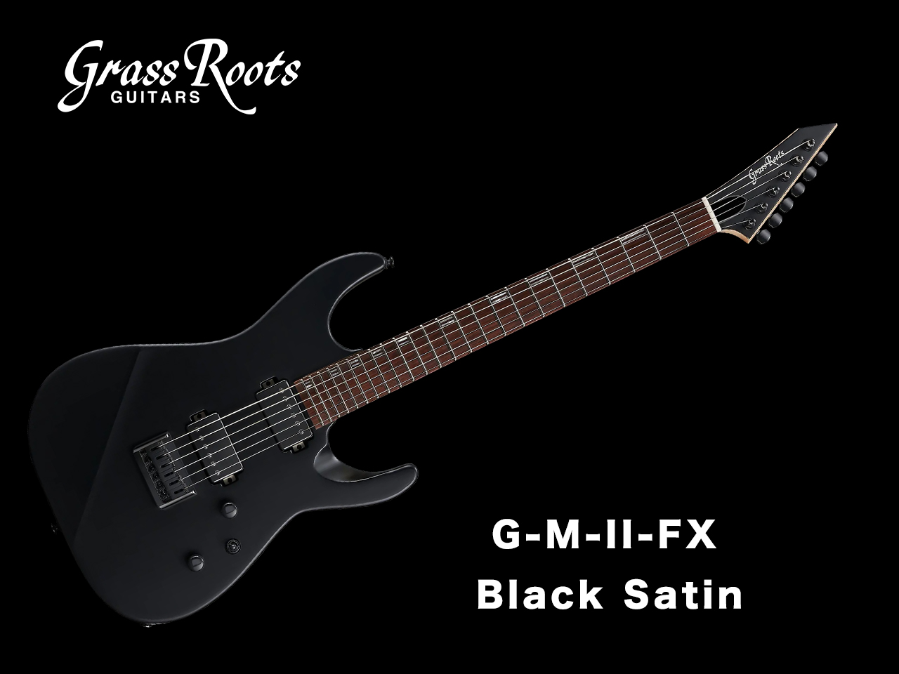 【お取寄せ商品】GrassRoots(グラスルーツ) G-M-II-FX / Black Satin