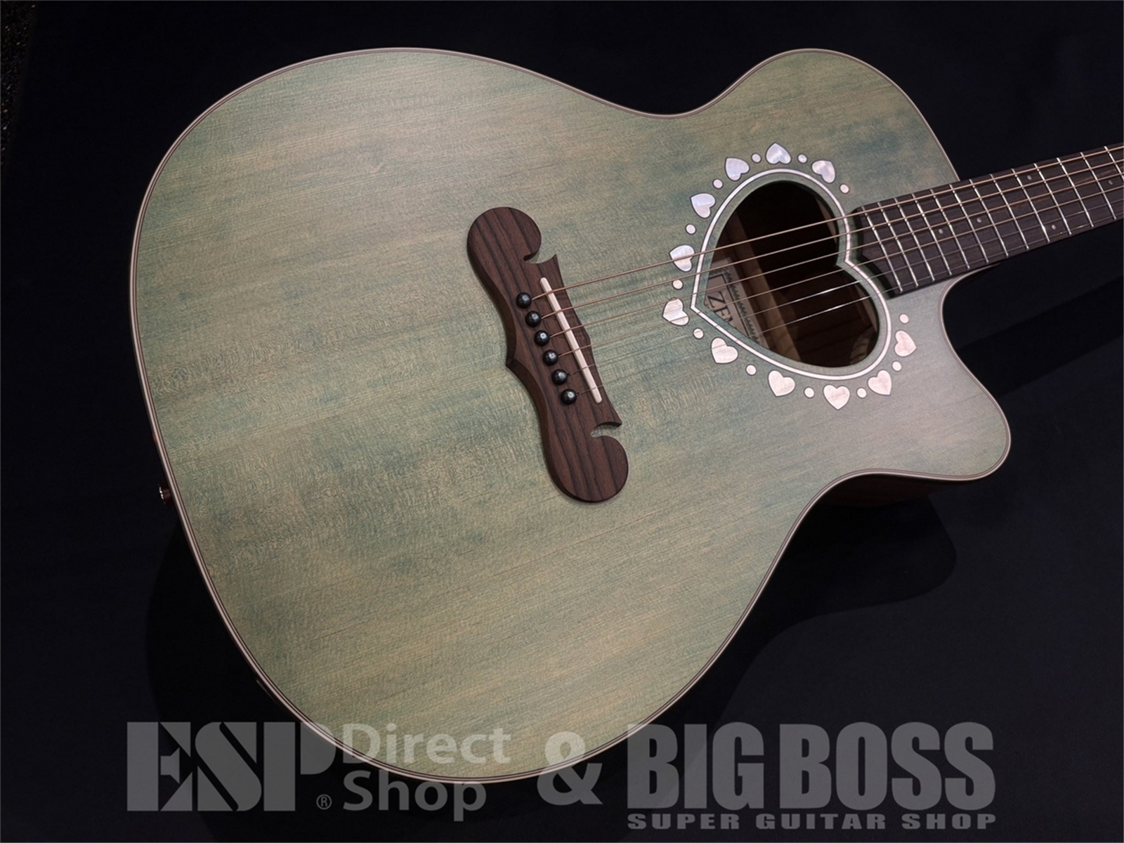 【即納可能/アウトレット】Zemaitis(ゼマイティス) CAF-90HCW / Forest Green Mother of Pearl 京都店 - 2