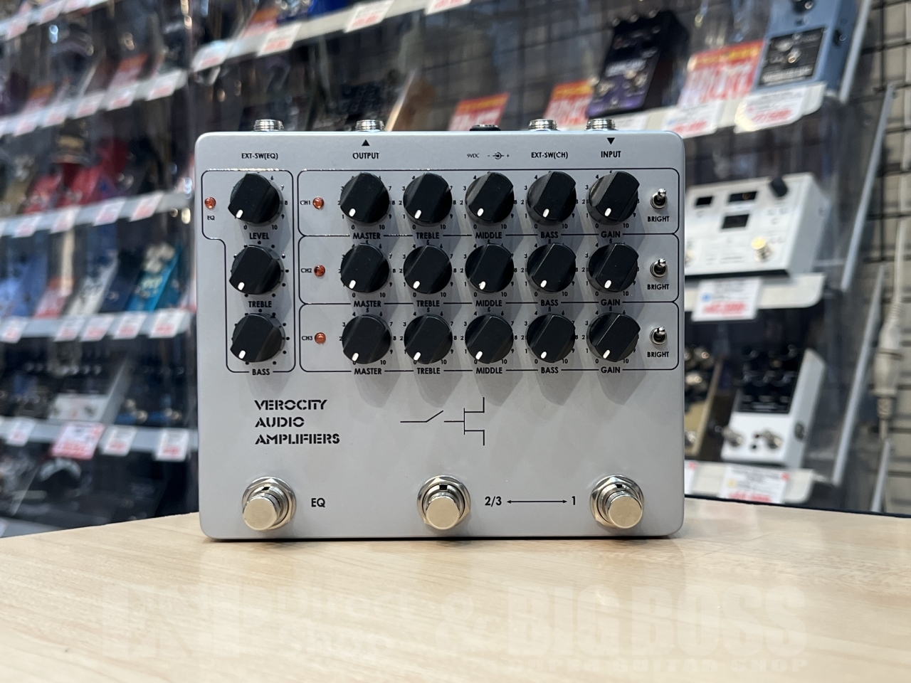 【即納可能】VeroCity Effects Pedals(ベロシティエフェクツペダルズ) 三PLUS-Deluxe (ディストーション/プリアンプ) お茶の水駅前店(東京)