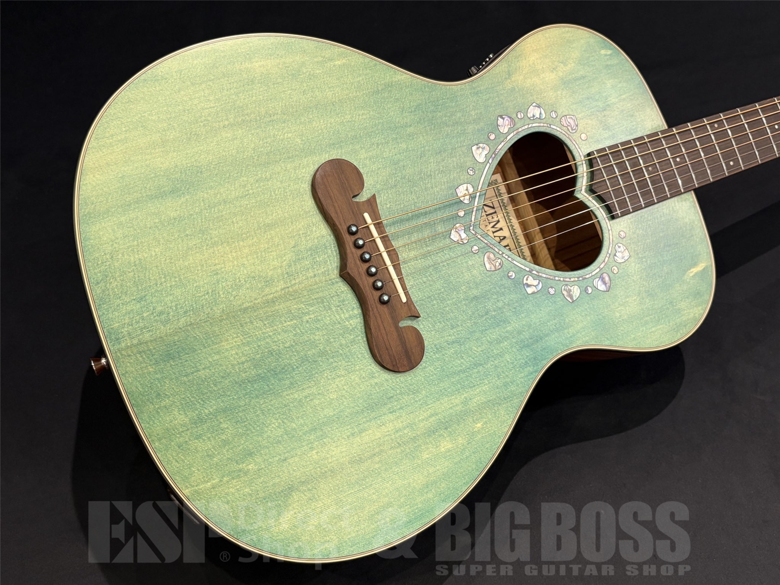【即納可能/アウトレット】Zemaitis(ゼマイティス) CAF-90H/Forest Green Abalone 京都店 - 2