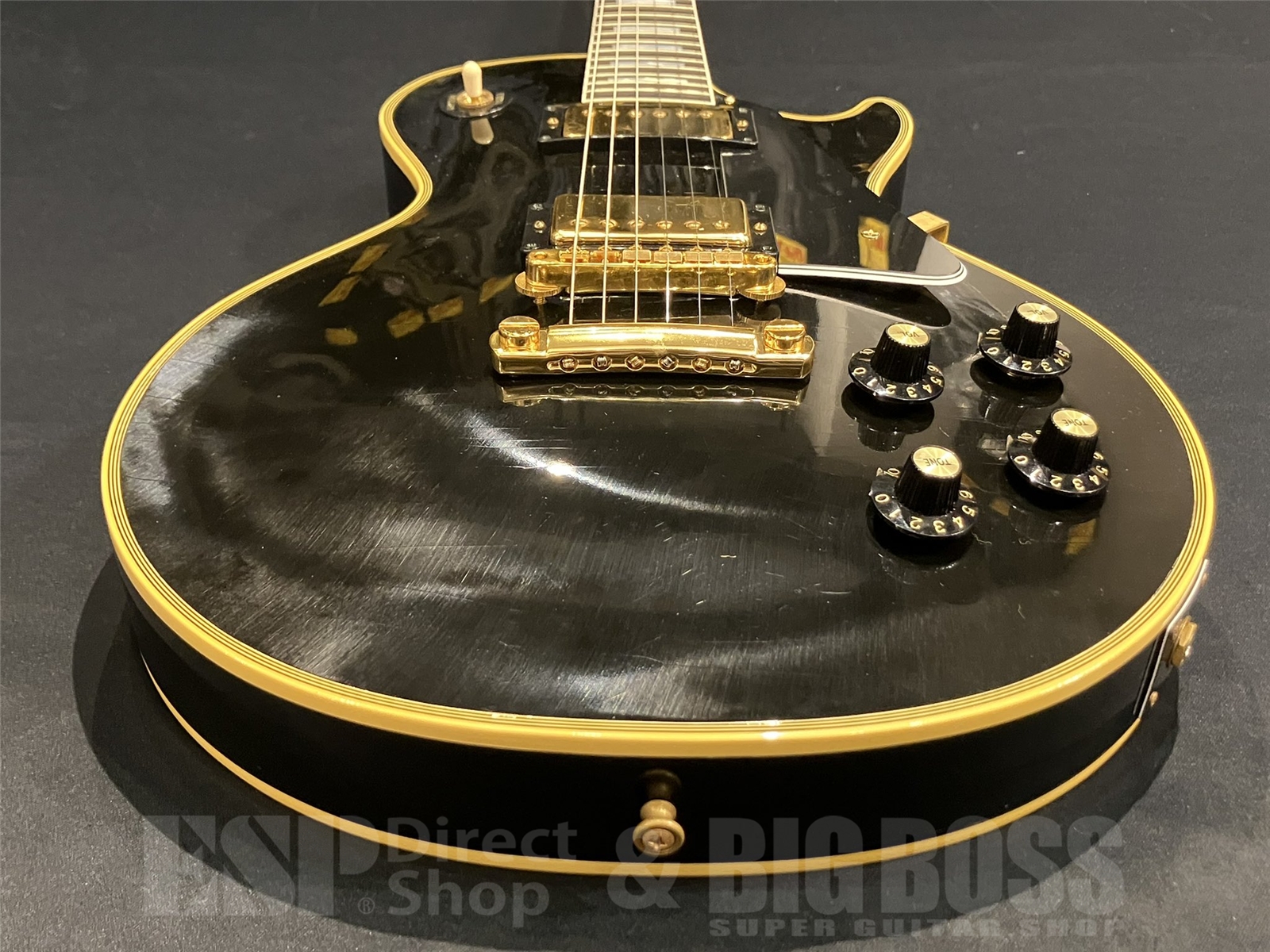 【即納可能】Gibson Custom Shop(ギブソンカスタムショップ) 1968 Les Paul Custom Ebony Ultra Light Aged / Ebony 京都店 - 7
