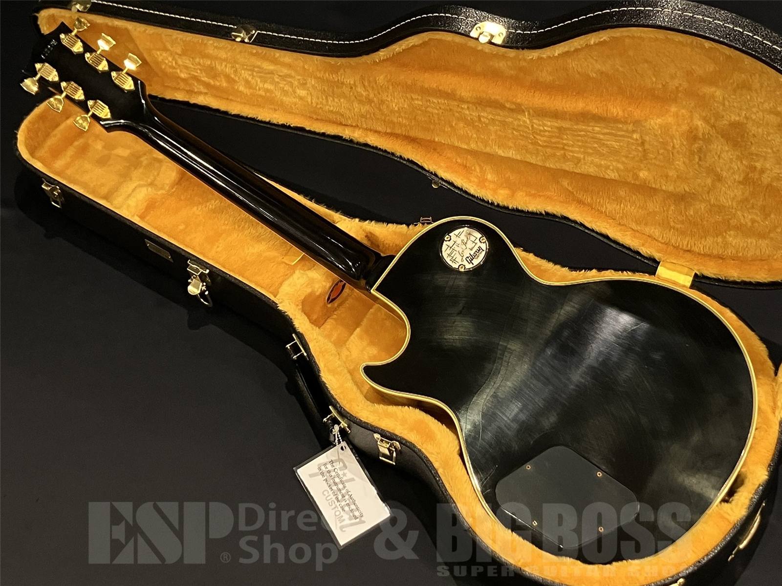 【即納可能】Gibson Custom Shop(ギブソンカスタムショップ) 1968 Les Paul Custom Ebony Ultra Light Aged / Ebony 京都店 - 8