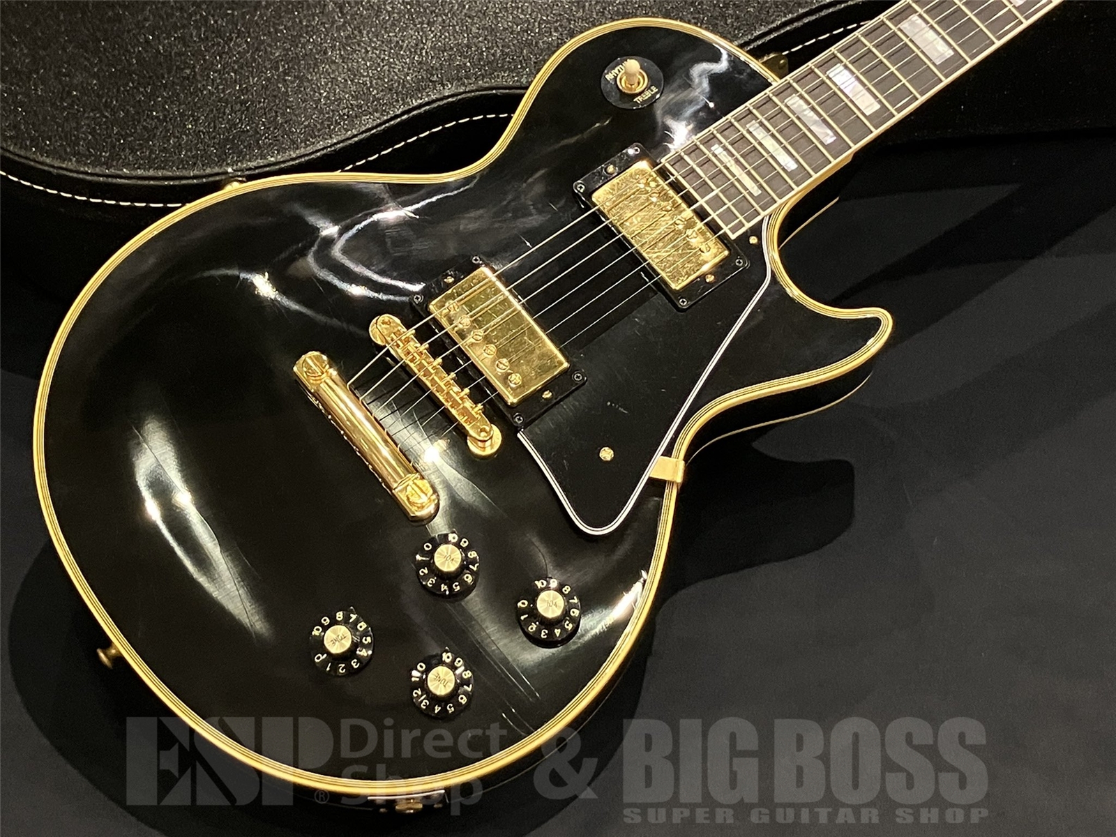 【即納可能】Gibson Custom Shop(ギブソンカスタムショップ) 1968 Les Paul Custom Ebony Ultra Light Aged / Ebony 京都店 - 2
