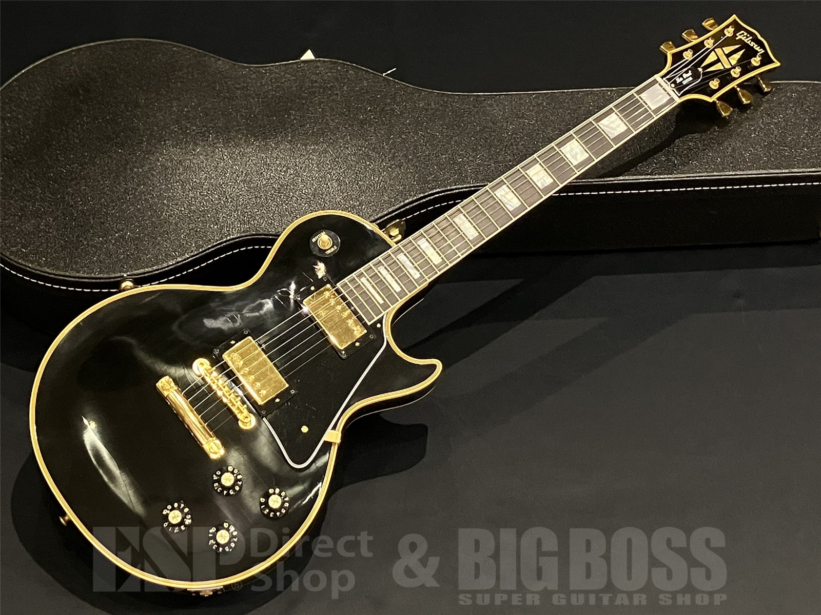 【即納可能】Gibson Custom Shop(ギブソンカスタムショップ) 1968 Les Paul Custom Ebony Ultra Light Aged / Ebony 京都店