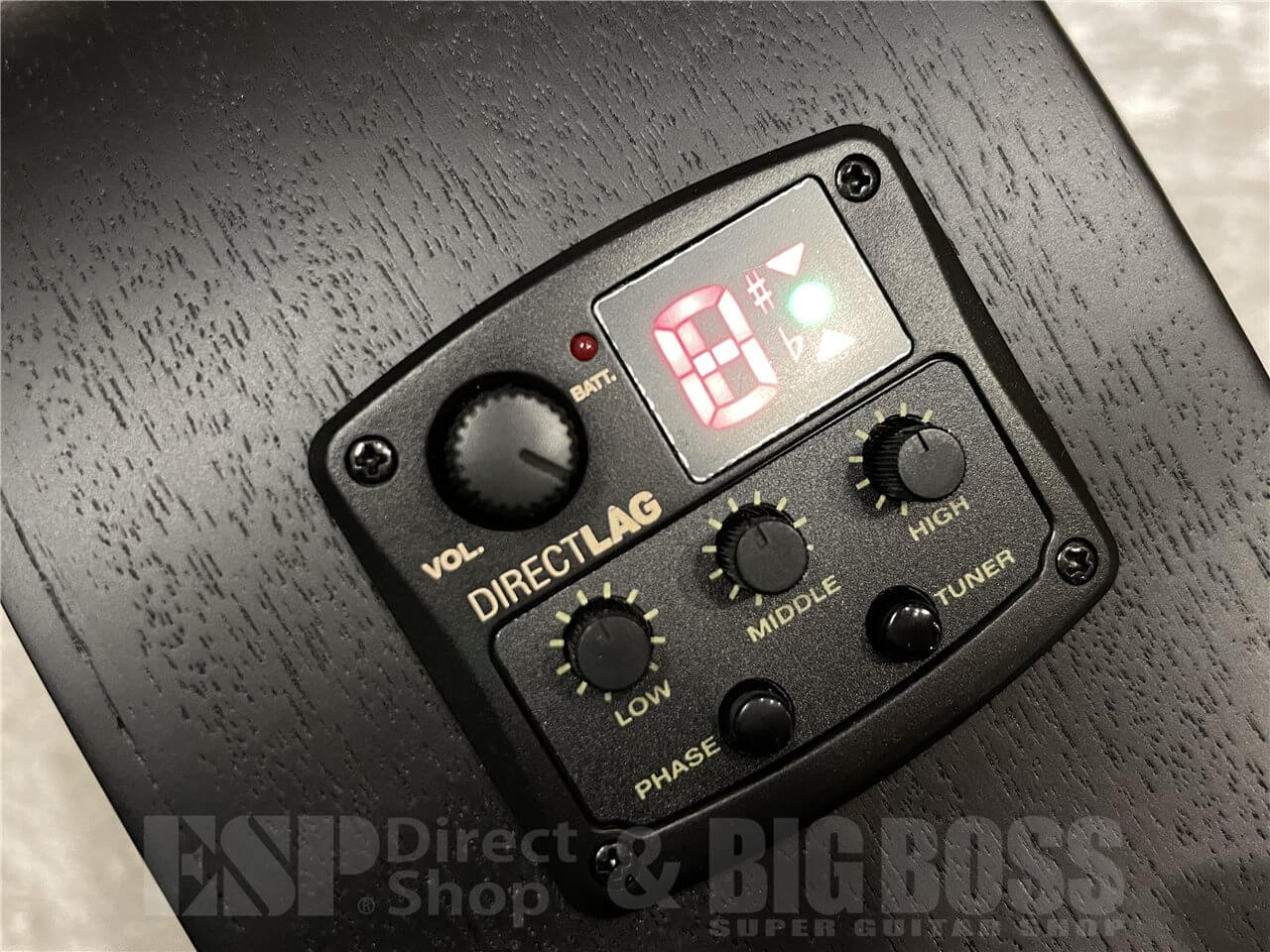 【即納可能】LAG Guitars（ラグギターズ）T70ACE（BLACK & BROWN）　名古屋店